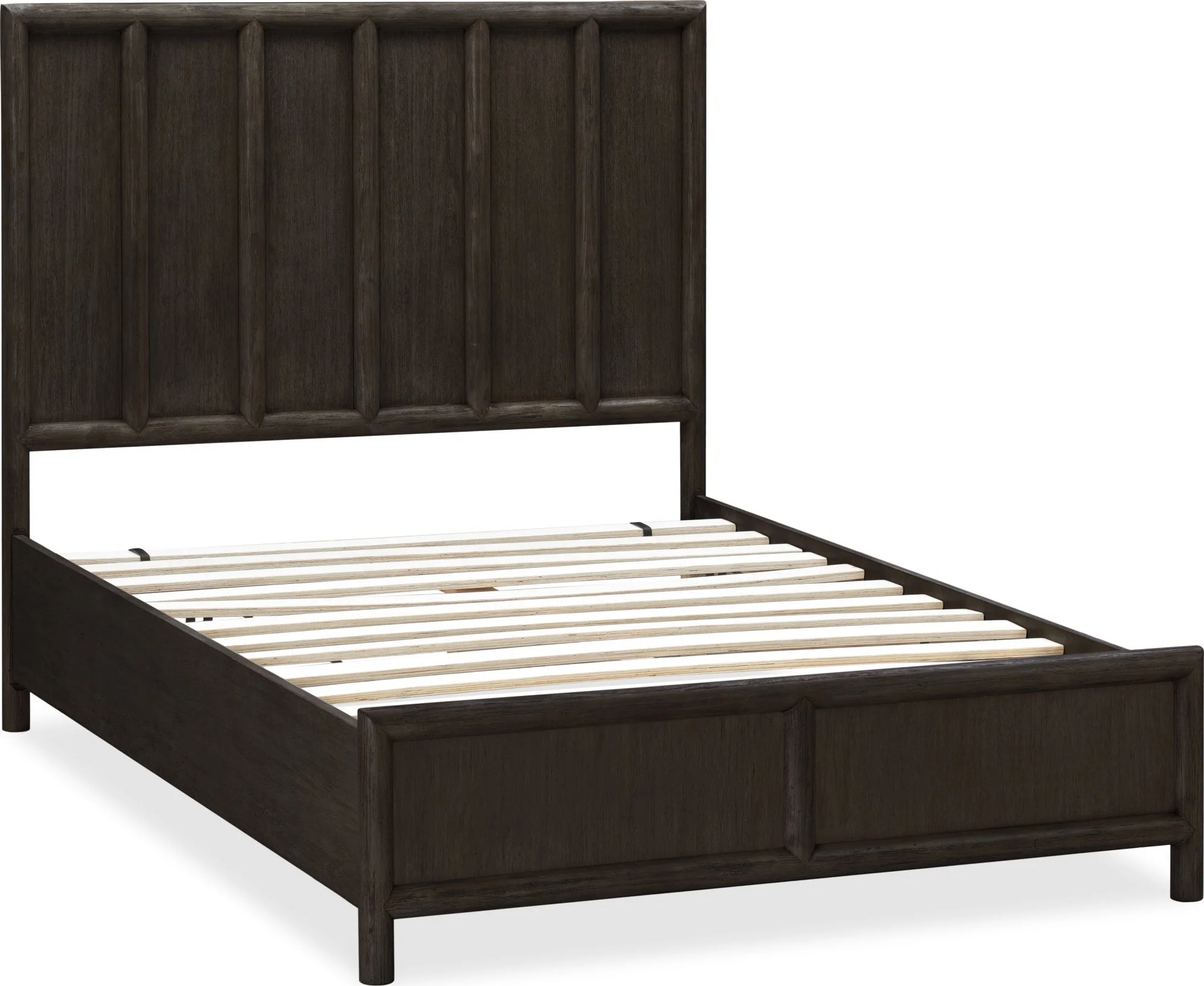 Dorsey Basalt Grey California King Wooden Panel Bed - Image 6