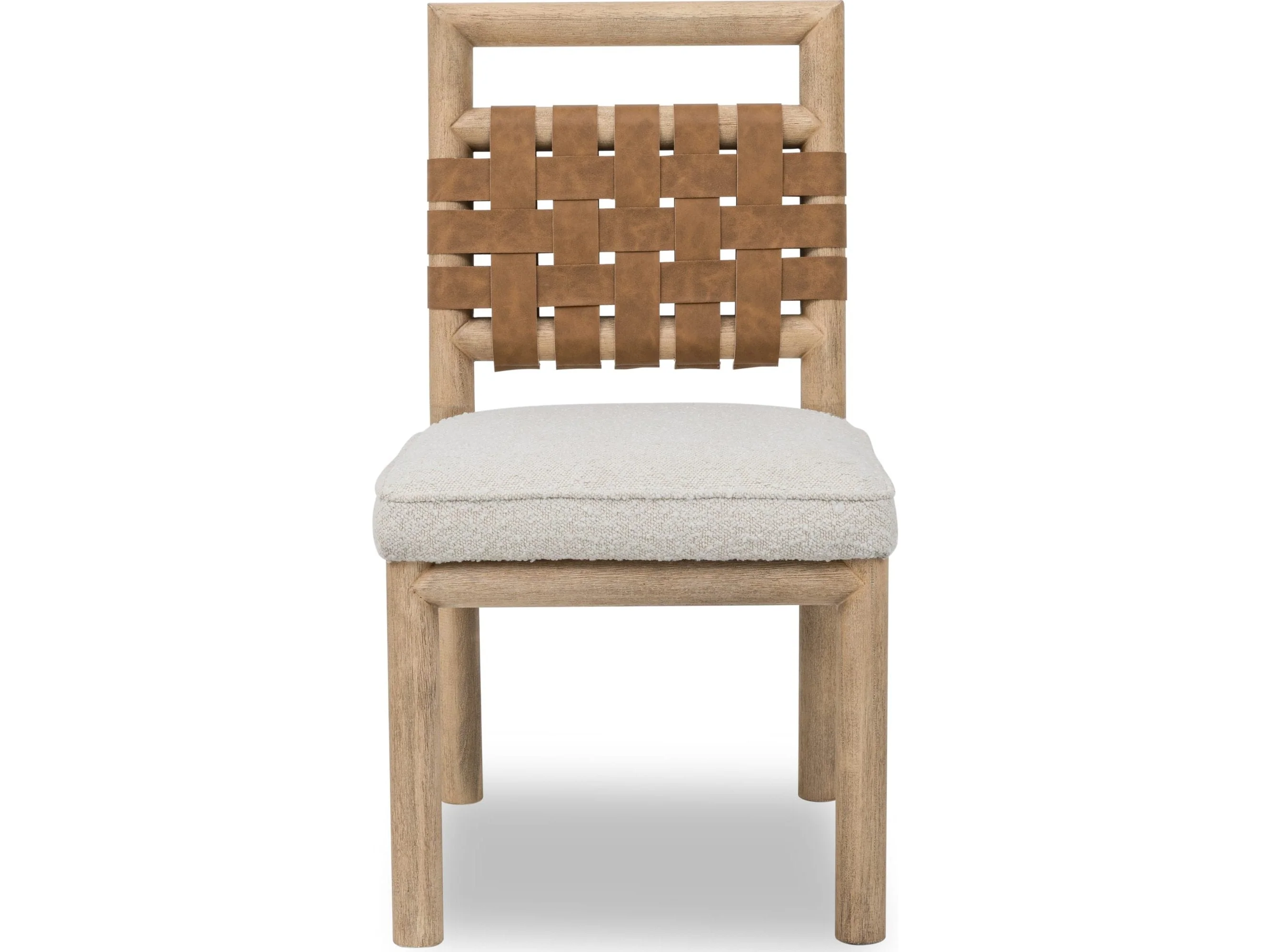 Dorsey Ginger/Ricotta Woven Dining Chair