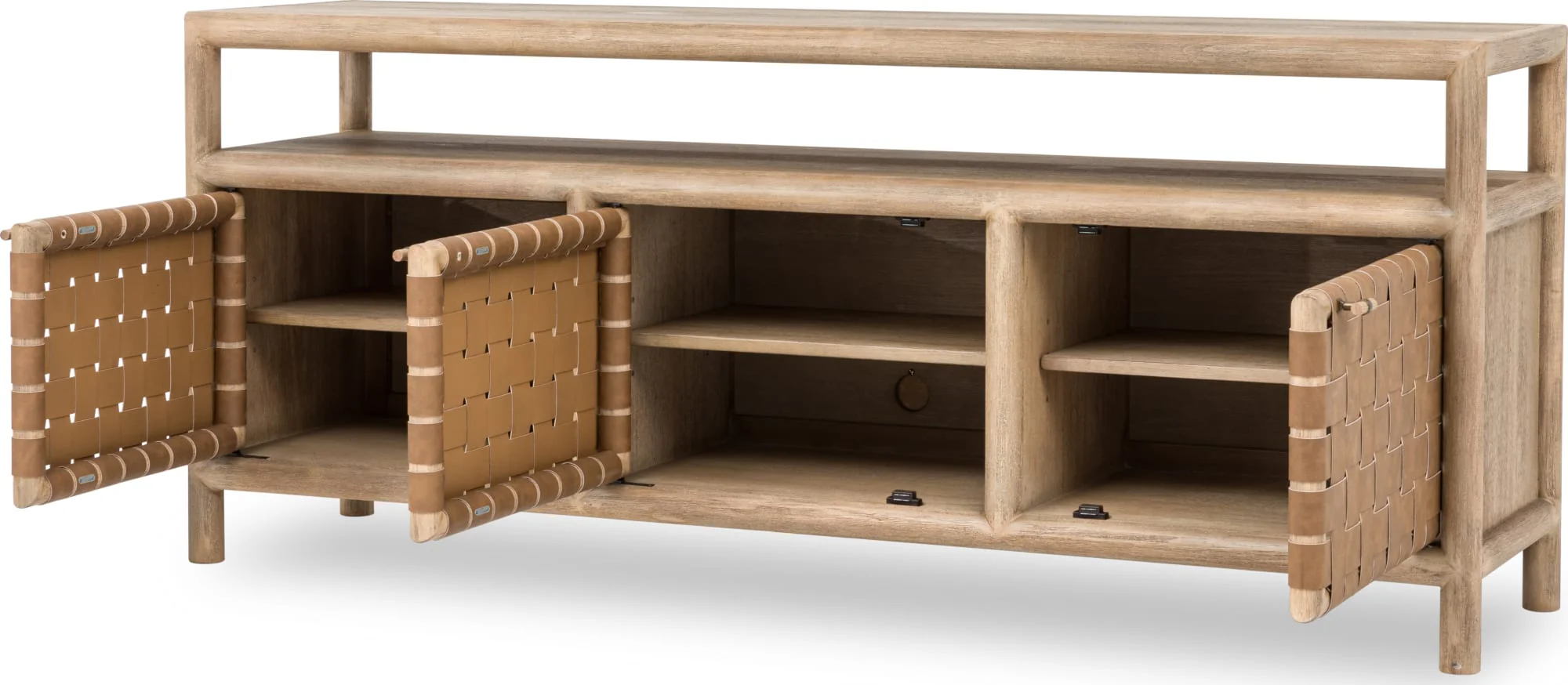 Dorsey Granola 72W Woven Entertainment Console - Image 4