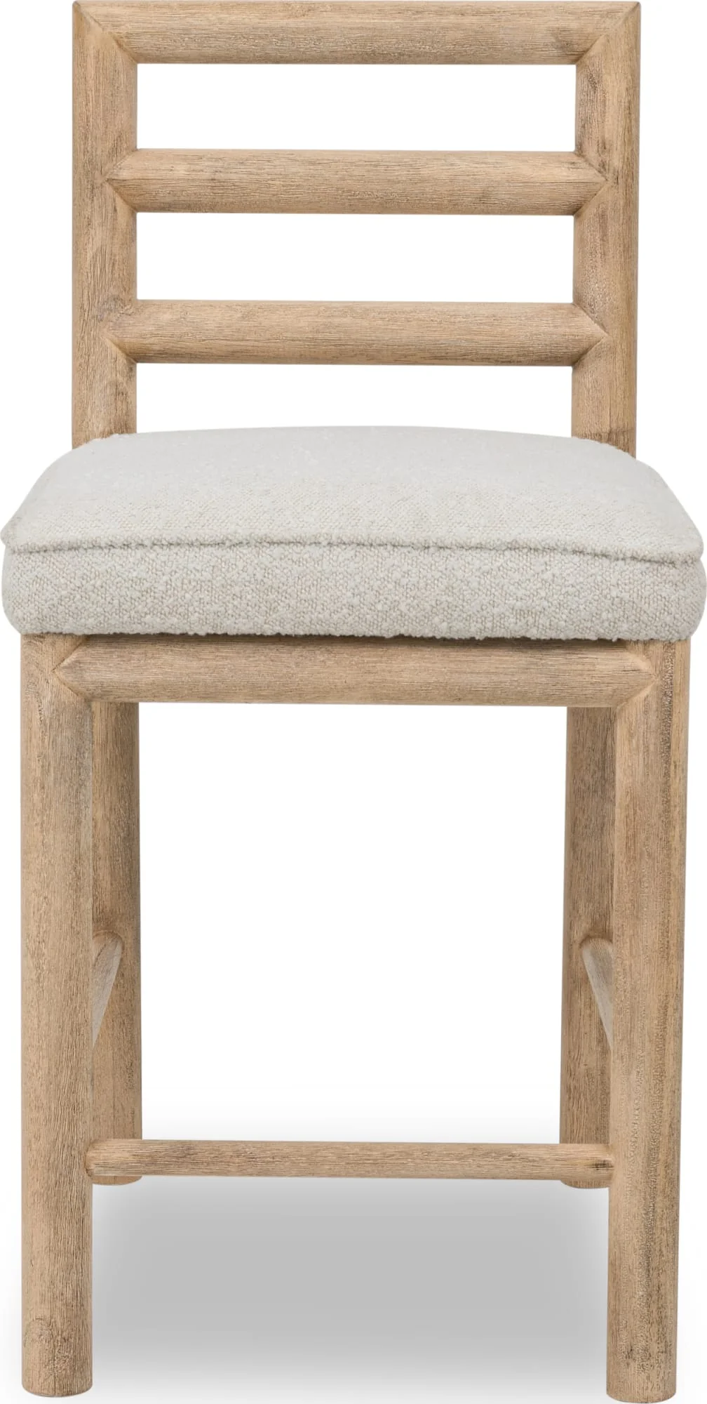 Dorsey Granola/Ricotta Ladder Back Counter Stool - Image 2