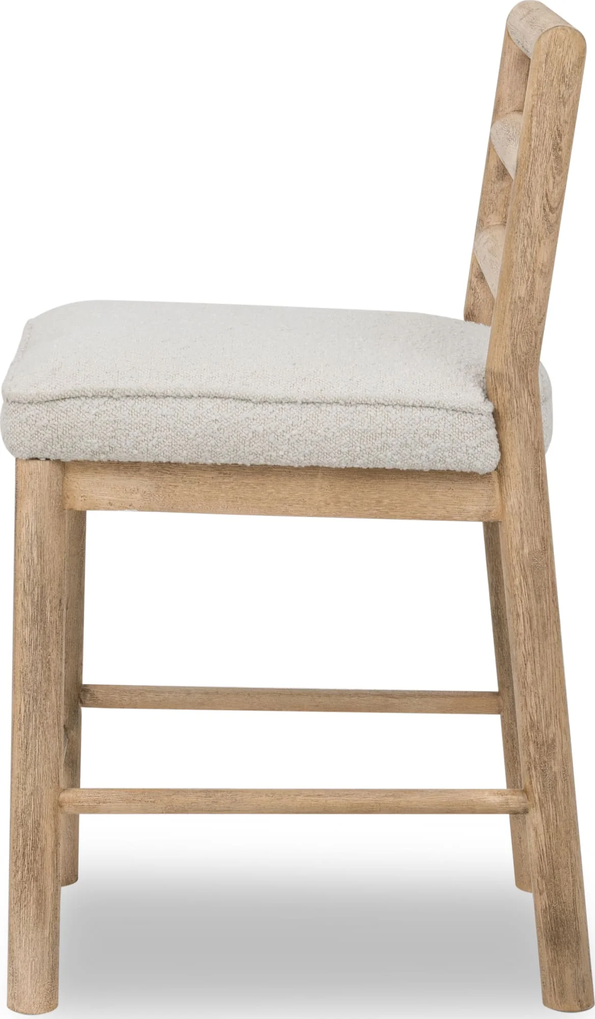 Dorsey Granola/Ricotta Ladder Back Counter Stool - Image 3