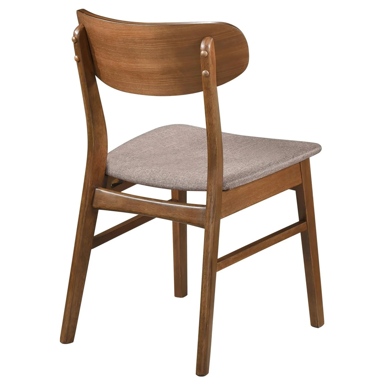 Dortch Dining Side Chair Walnut and Brown (Set of 2) - Image 8