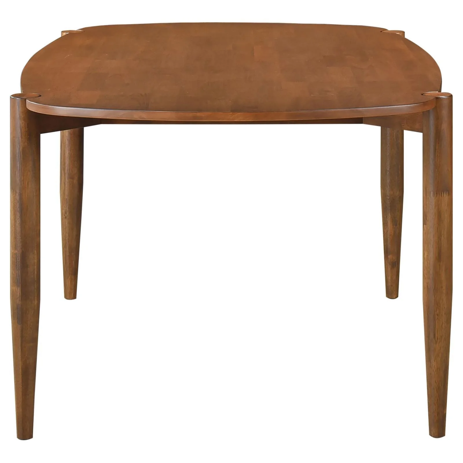 Dortch Walnut 5-Piece Oval Solid Wood Dining Set - Image 4