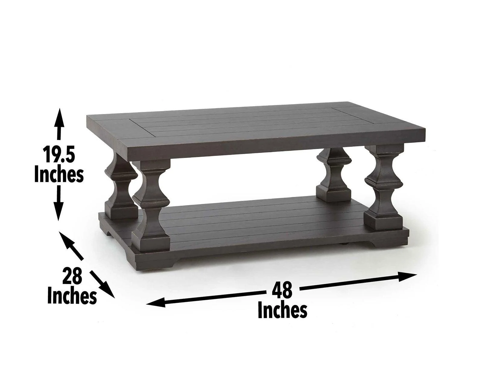 Dory Cocktail Table with Casters - Image 3