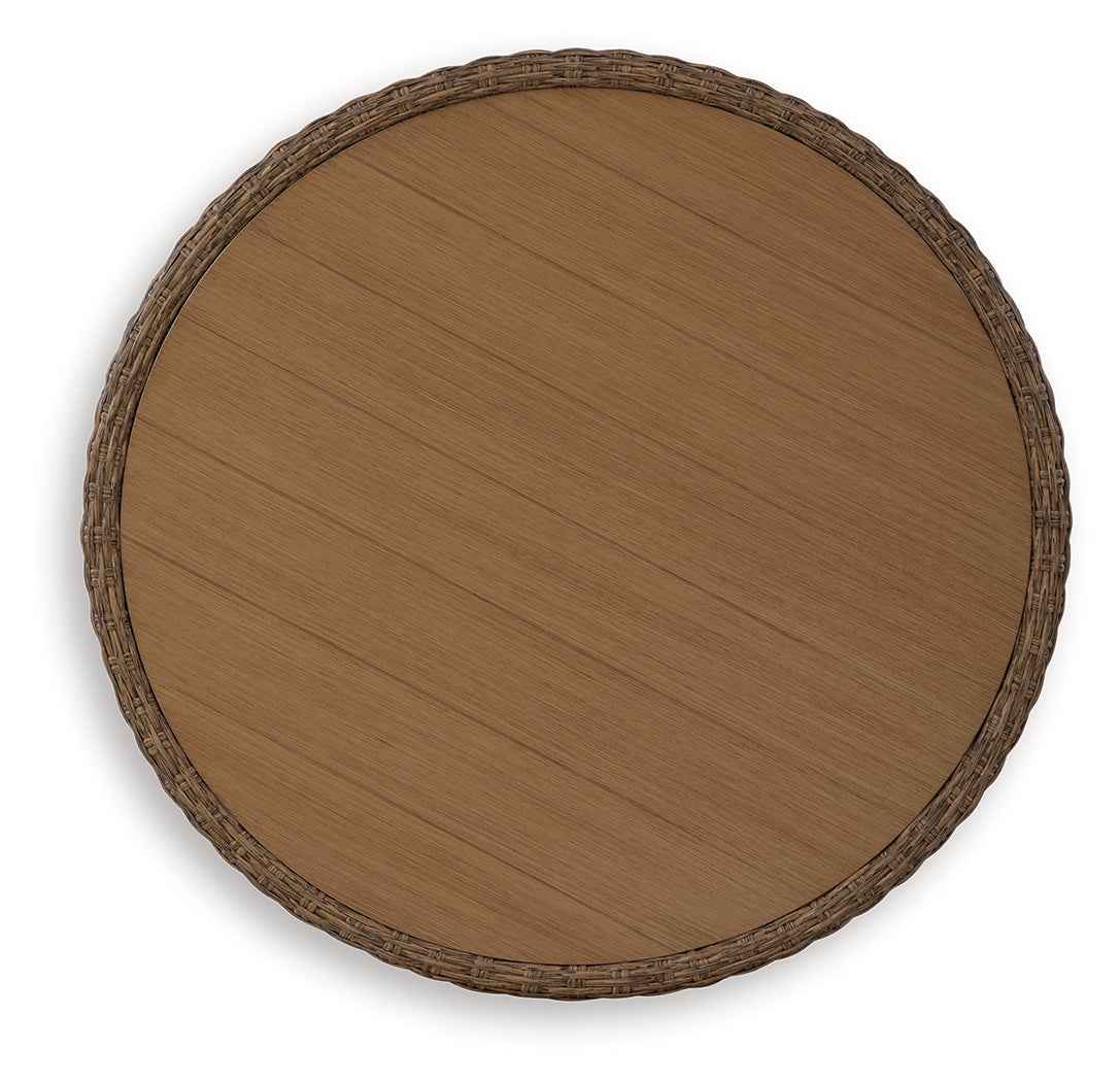 Double Point Beige Outdoor Seating Set - Image 17