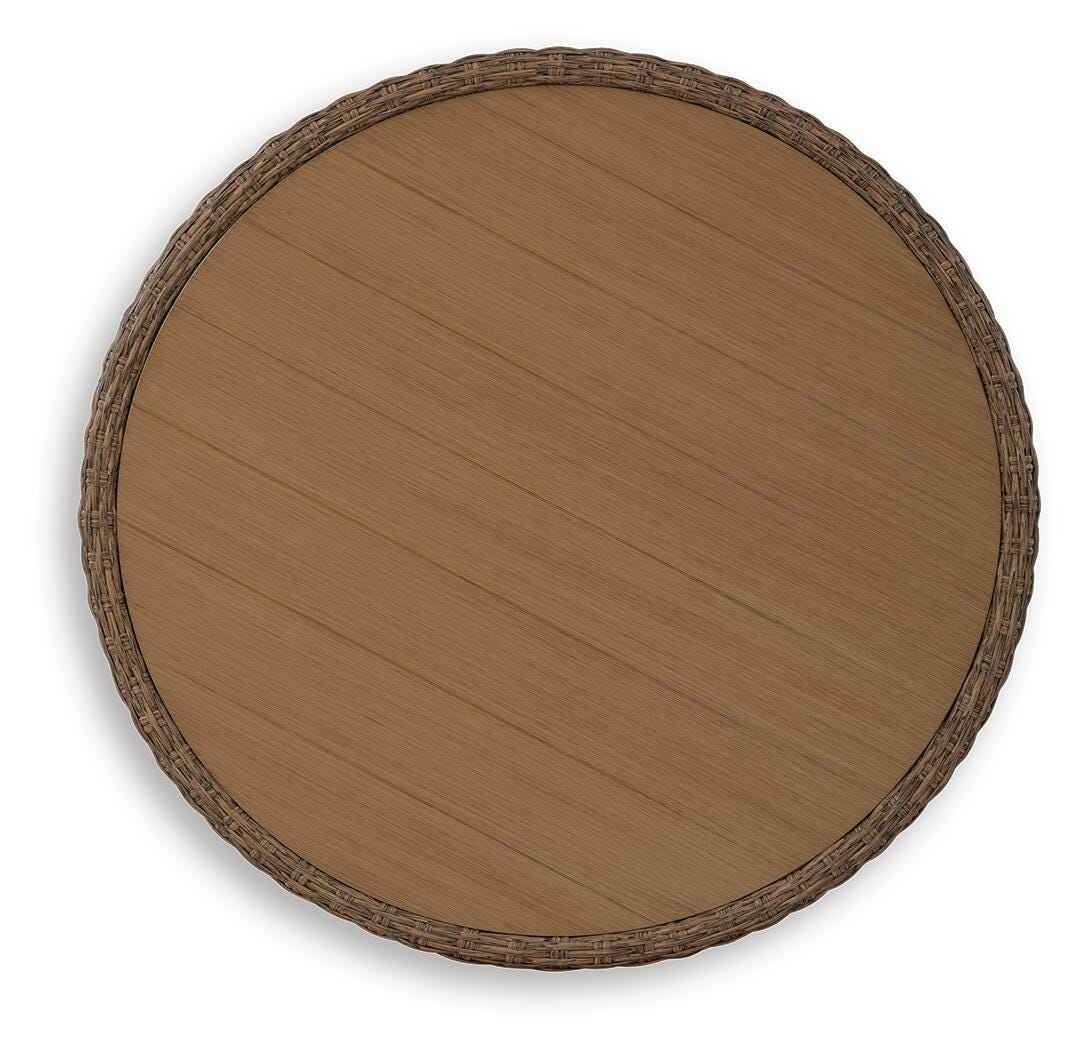 Double Point Beige Outdoor Seating Set - Image 21