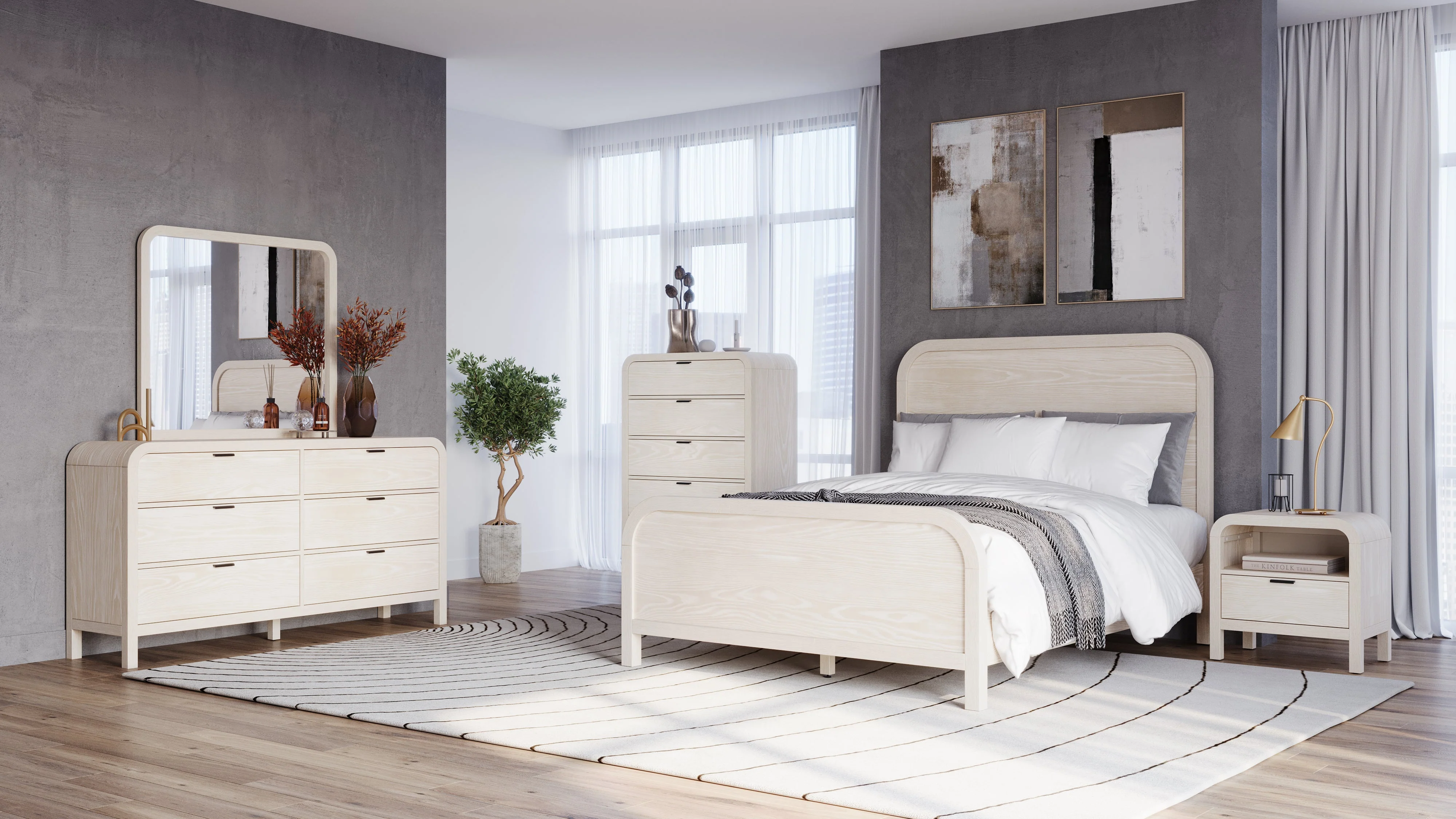 Drake Six Drawer Dresser in Sugar - Image 9