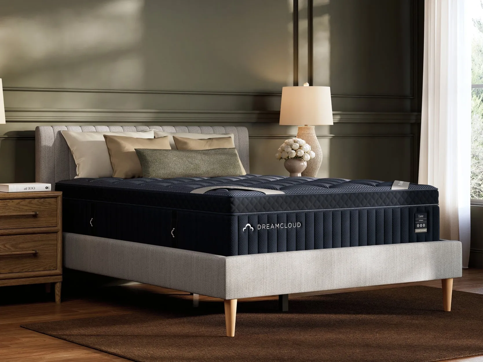 DreamCloud Luxe Hybrid Medium White Full Mattress - Image 2