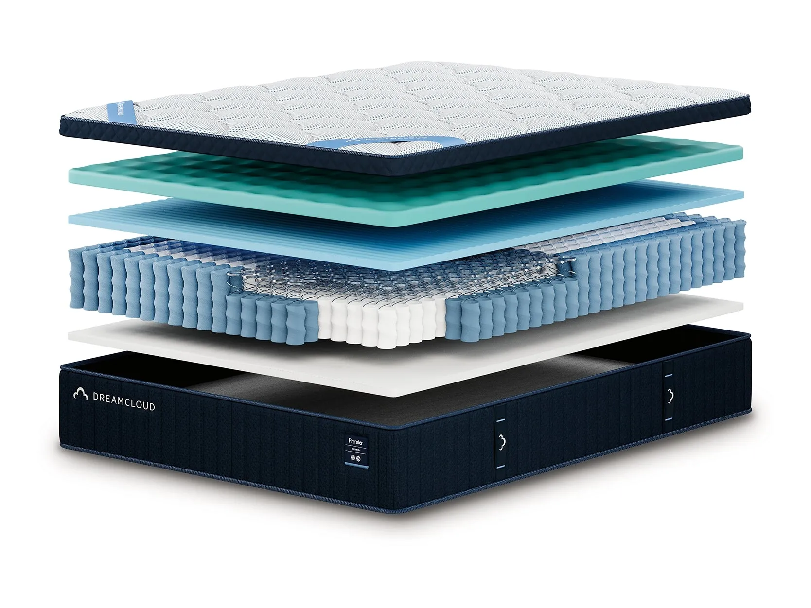 DreamCloud Premier Hybrid Medium White Full Mattress - Image 6