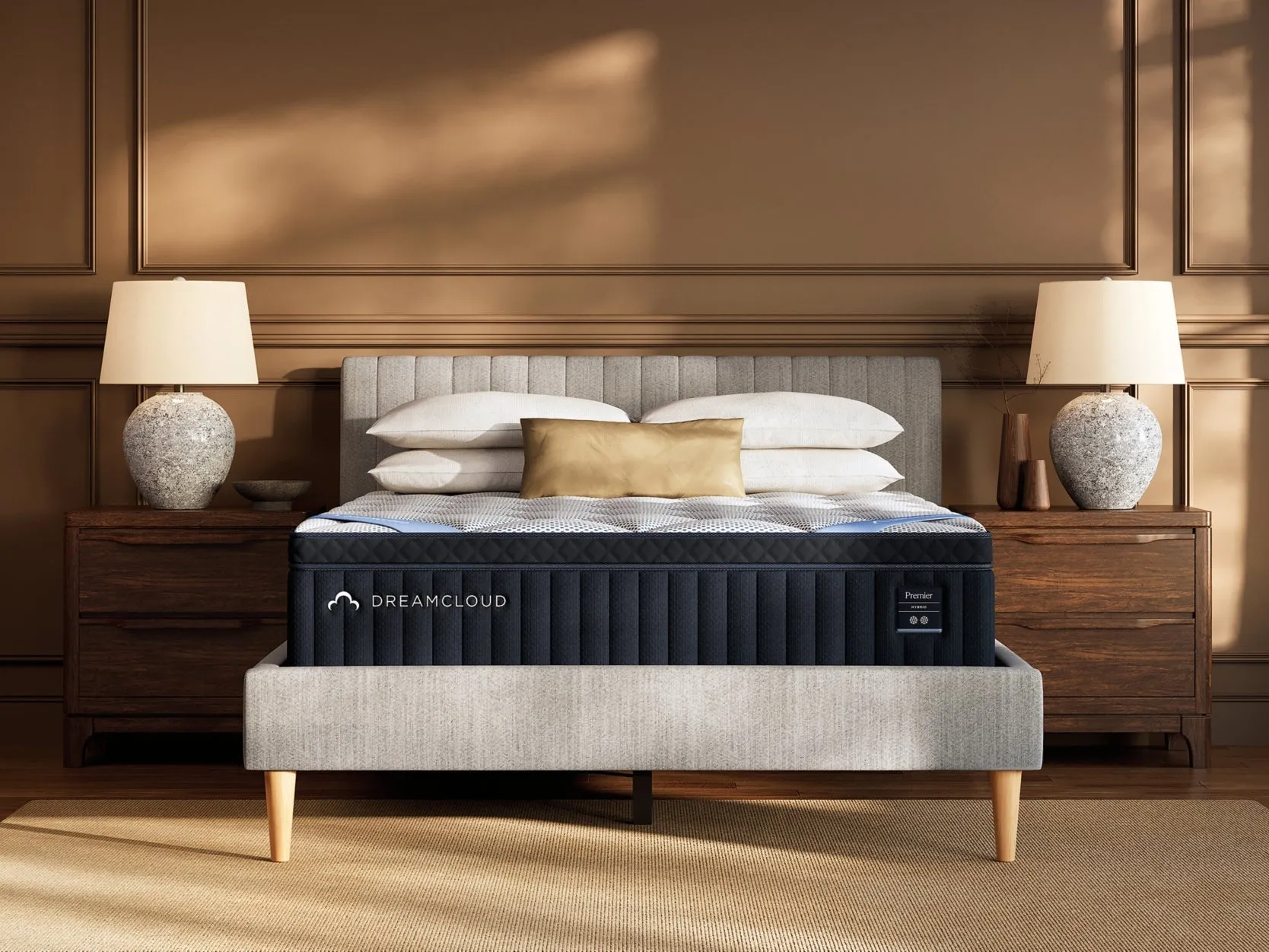 DreamCloud Premier Hybrid Medium White King Mattress - Image 3