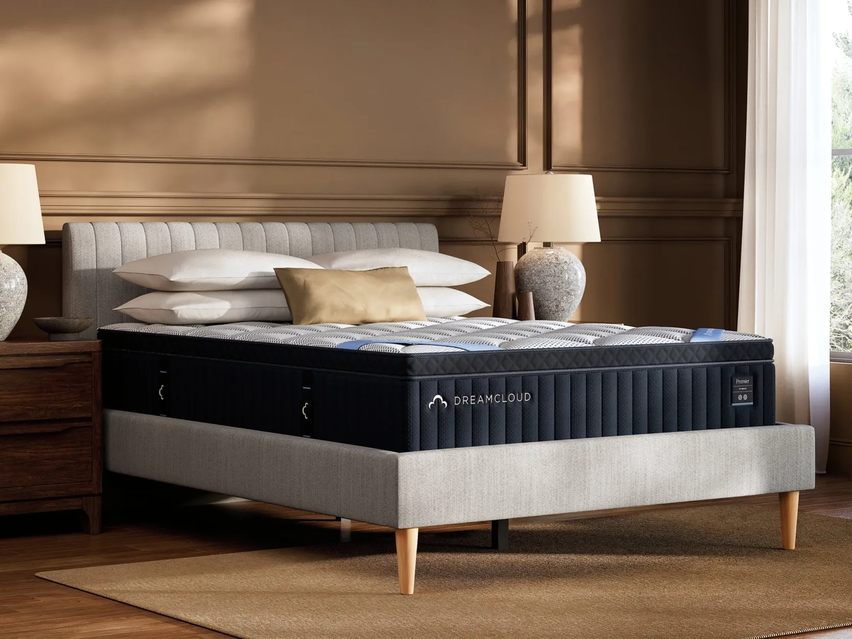 DreamCloud Premier Hybrid Medium White Twin XL Mattress - Image 2