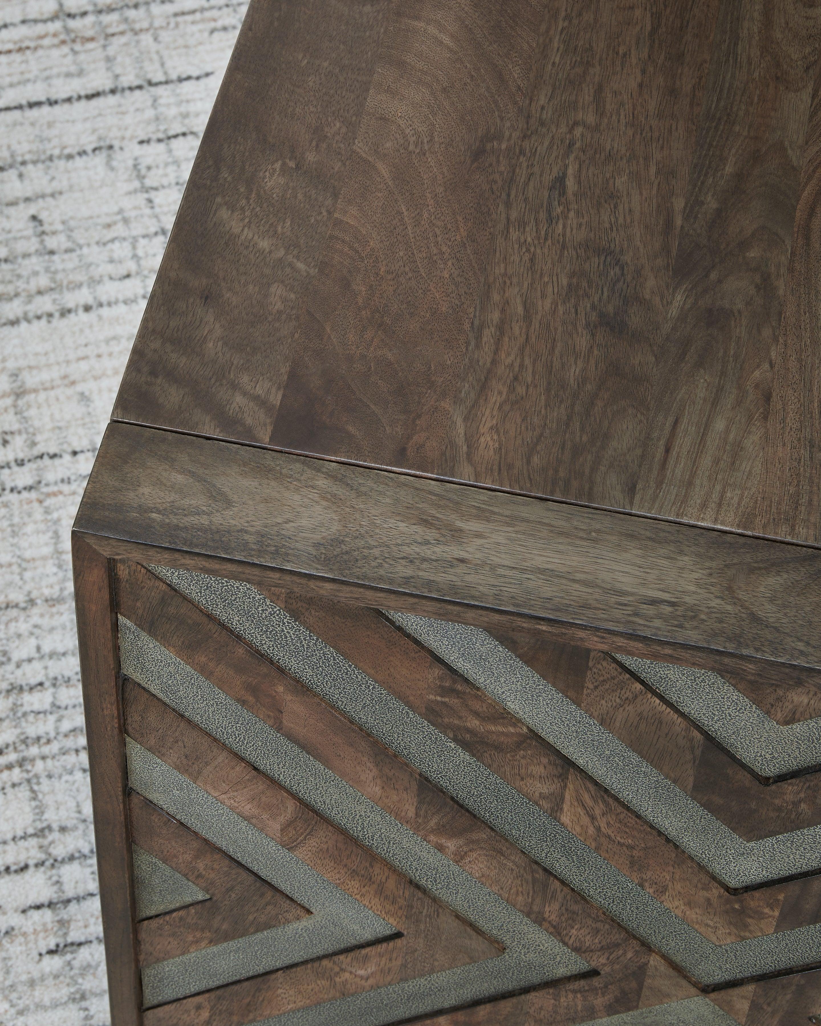 Dreggan Brown End Table - Image 4