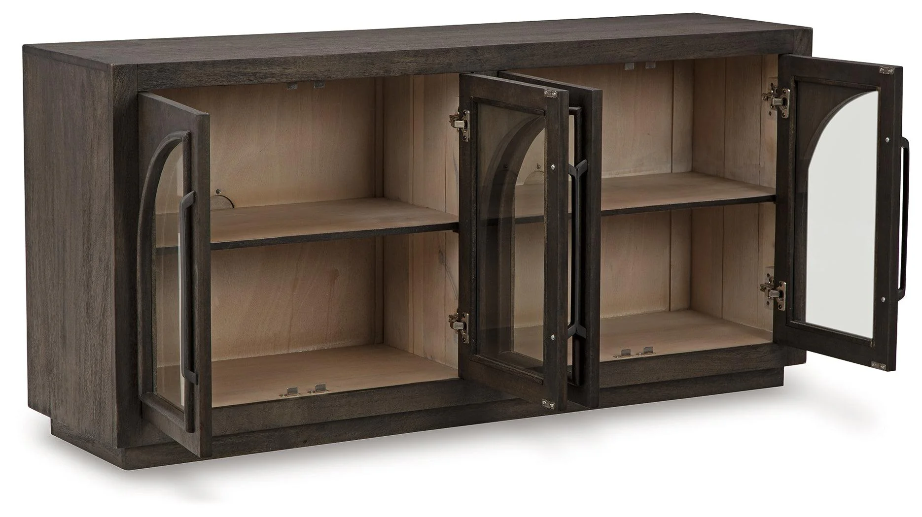 Dreley Grayish Brown Accent Cabinet - Image 2