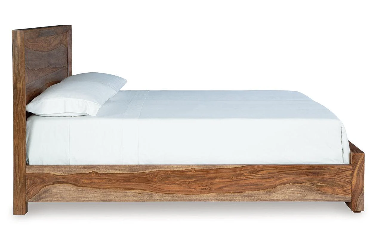 Dressonni Brown King Panel Bed - Image 4