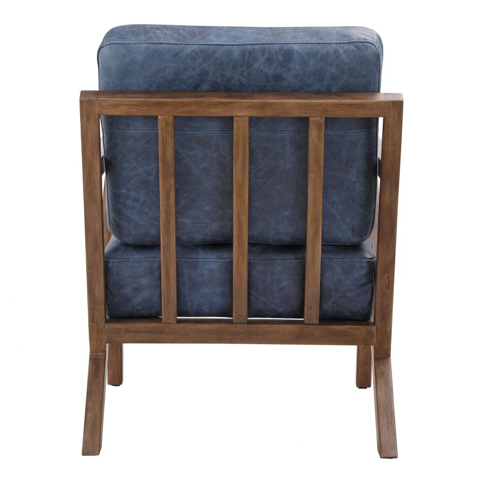 Drexel Arm Chair Blue - Image 4