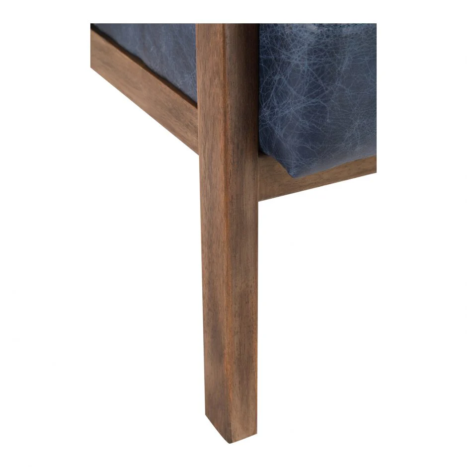 Drexel Arm Chair Blue - Image 5