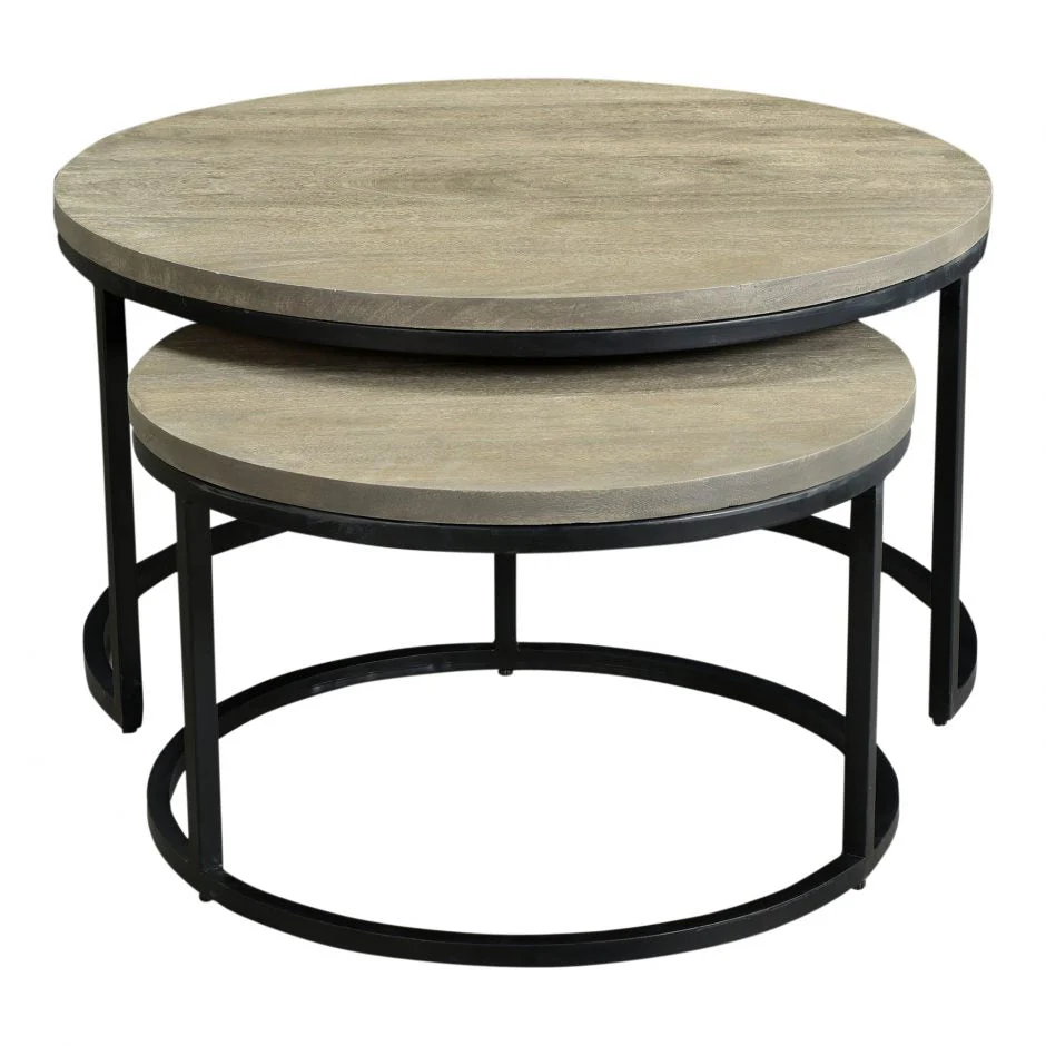 Drey Round Nesting Coffee Tables Set Of 2 - Image 2