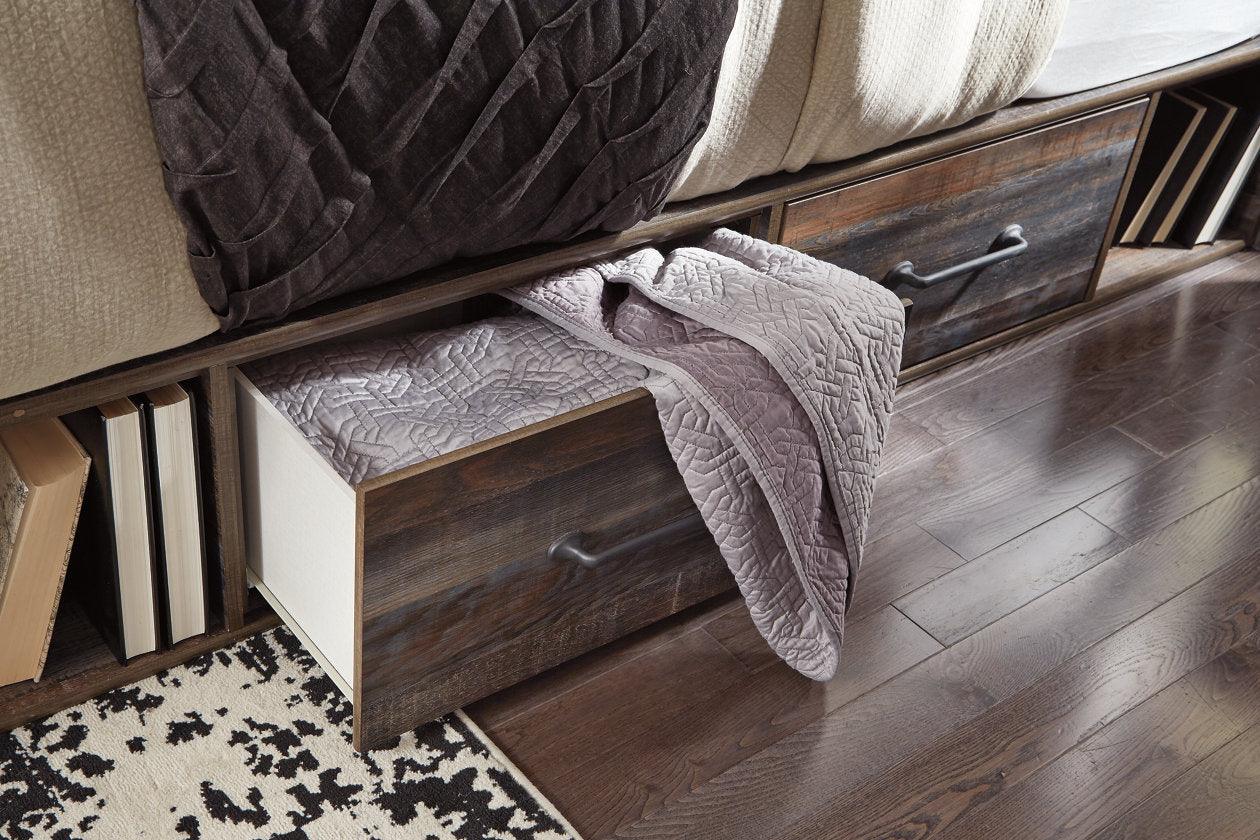 Drystan Multi Twin Panel Bed with 4 Storage Drawers - Image 9