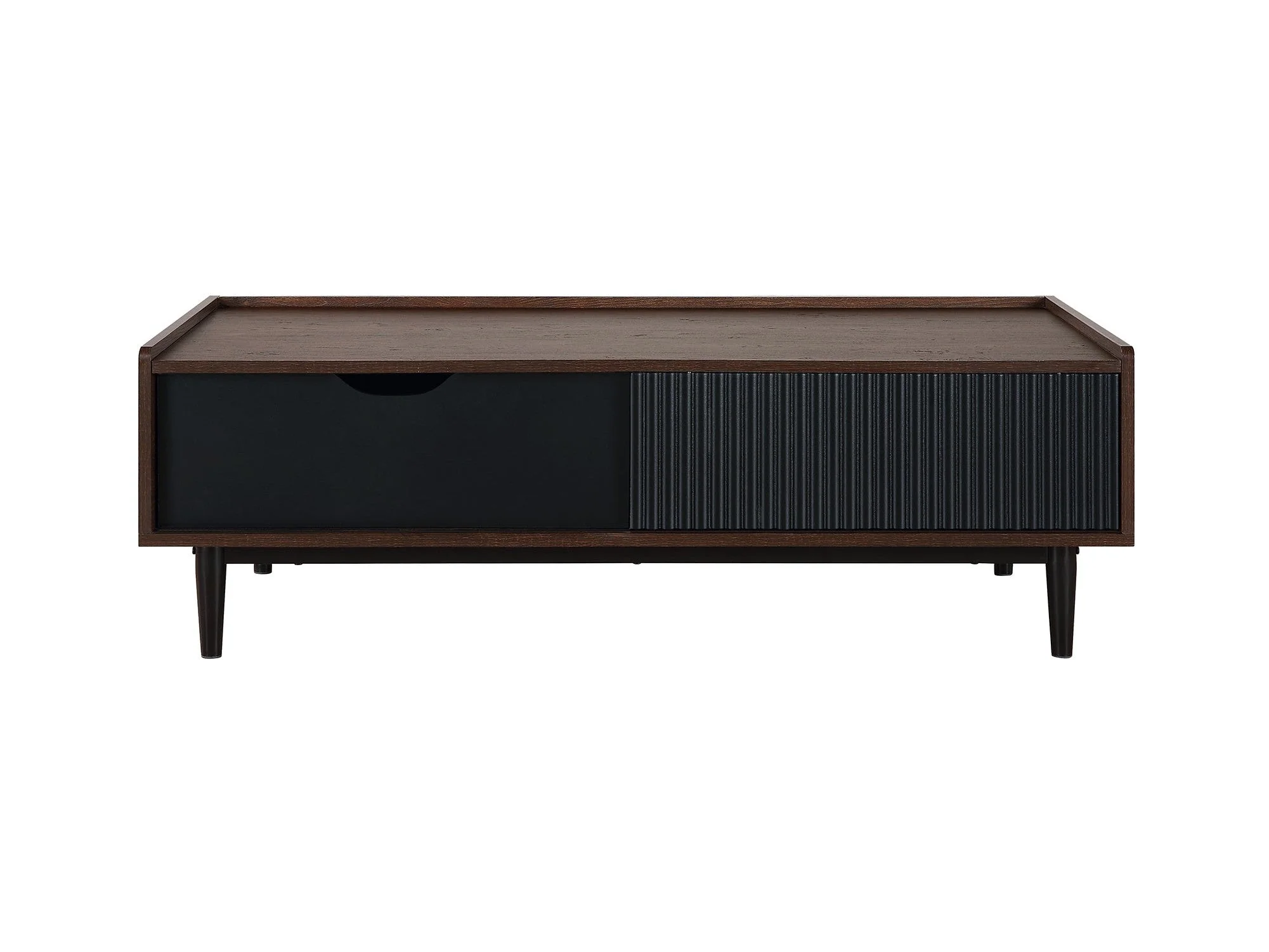 Duane Coffee Table in Dark Brown and Black - Image 3