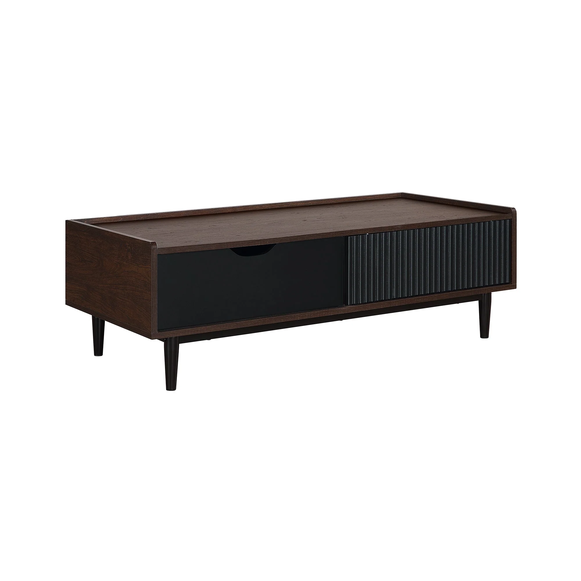 Duane Coffee Table in Dark Brown and Black - Image 8