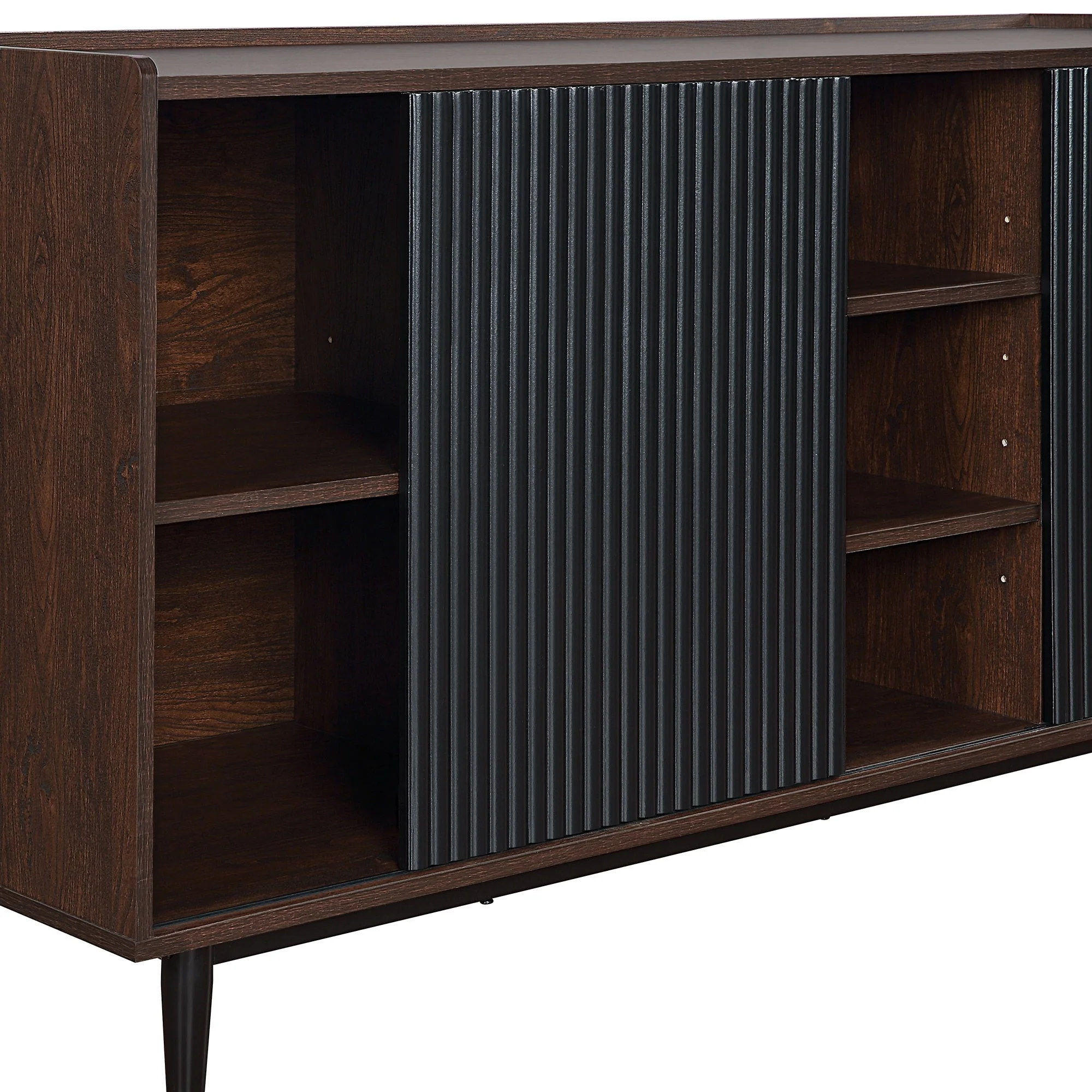 Duane Sideboard in Dark Brown and Black - Image 5