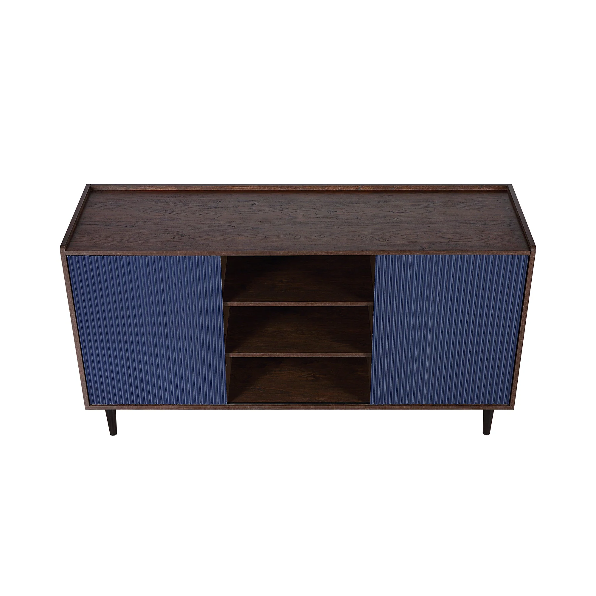 Duane Sideboard in Dark Brown and Navy Blue - Image 10
