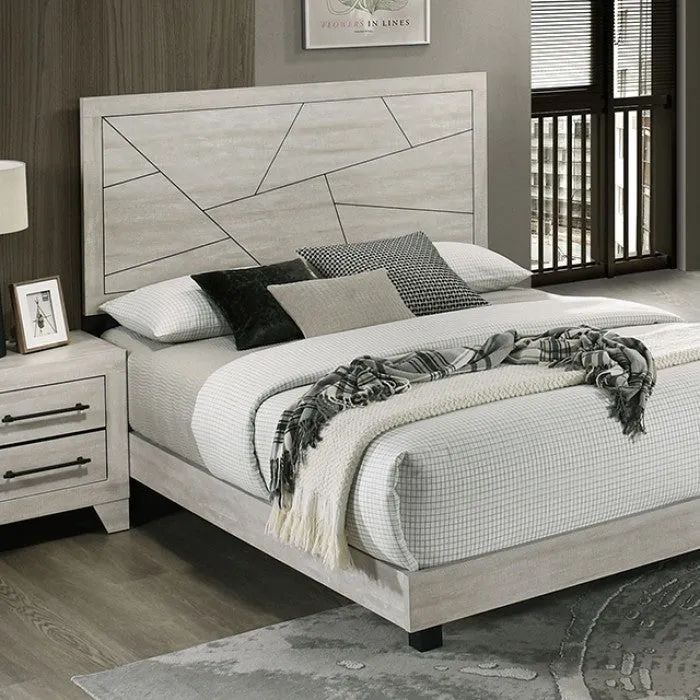 Dubuque Light Gray 4-Piece Queen Bedroom Set - Image 2