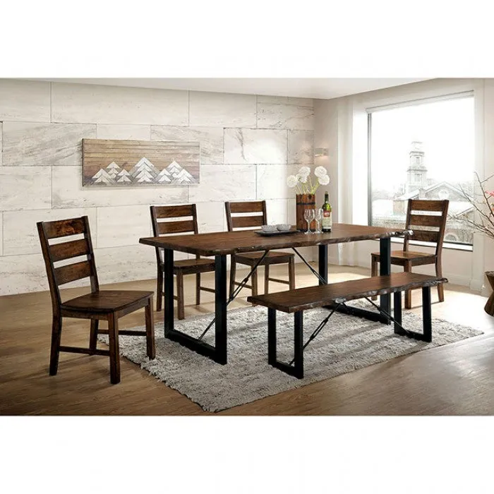 Dulce Walnut/Black 6-Piece Dining Room Set - Image 2