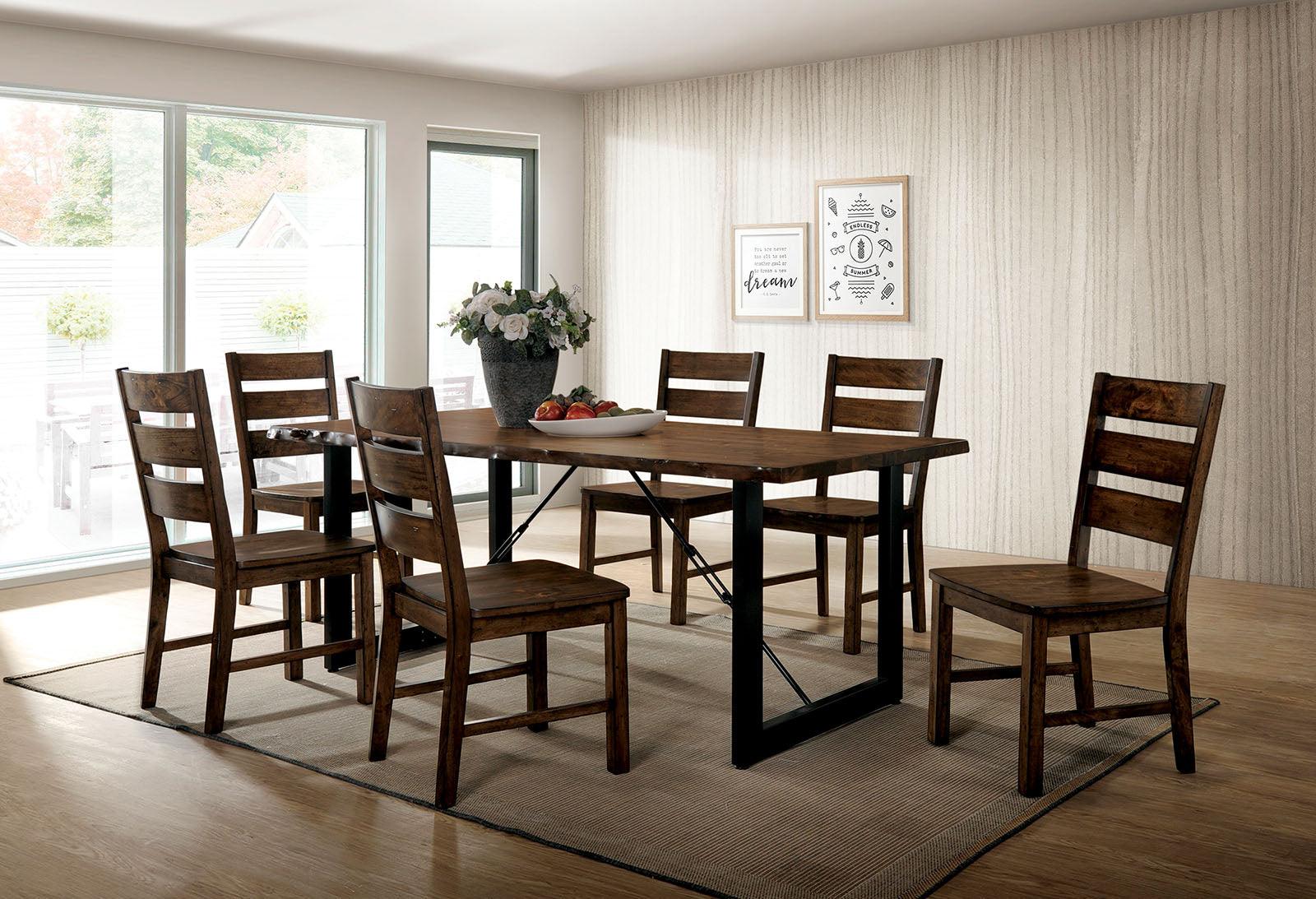 Dulce Walnut/Black Dining Table - Image 2
