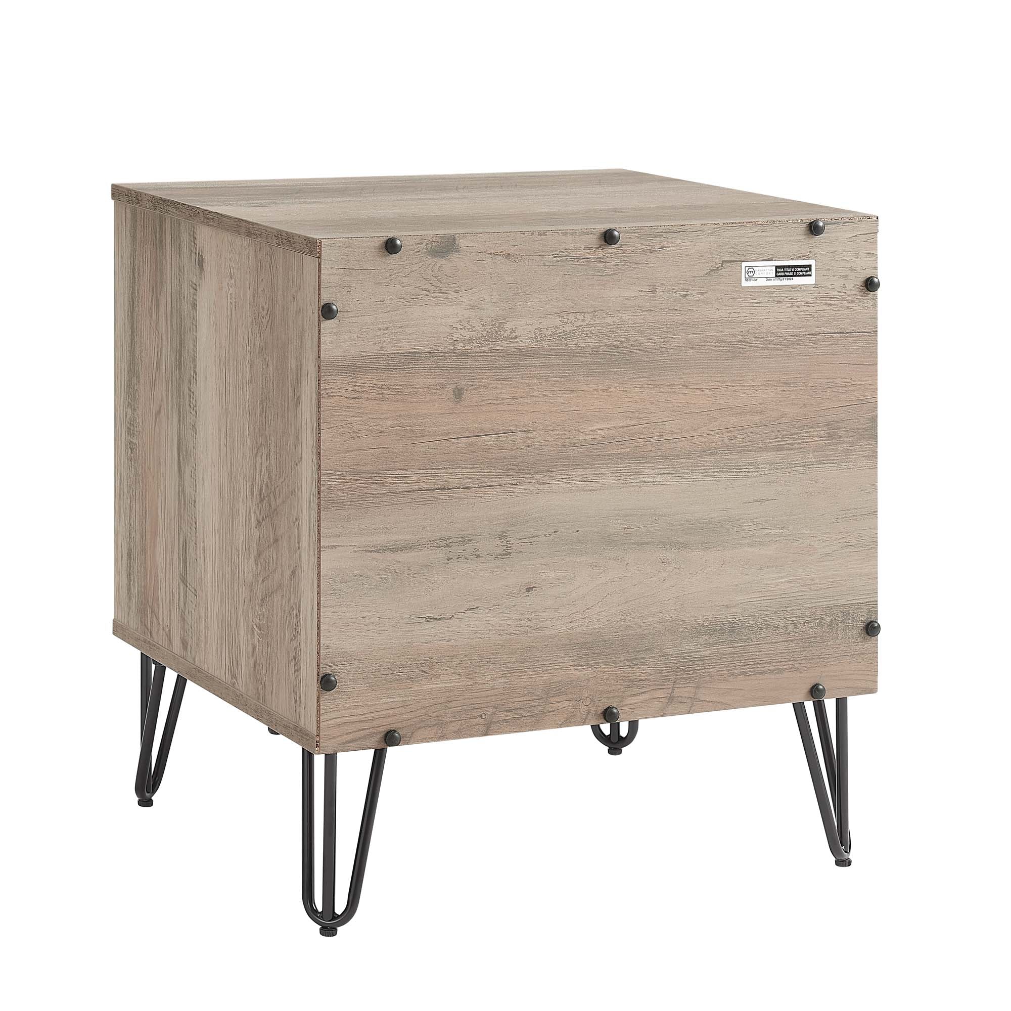 DUMBO 1.0 Nightstand in Rustic Grey (set of 2) - Image 8