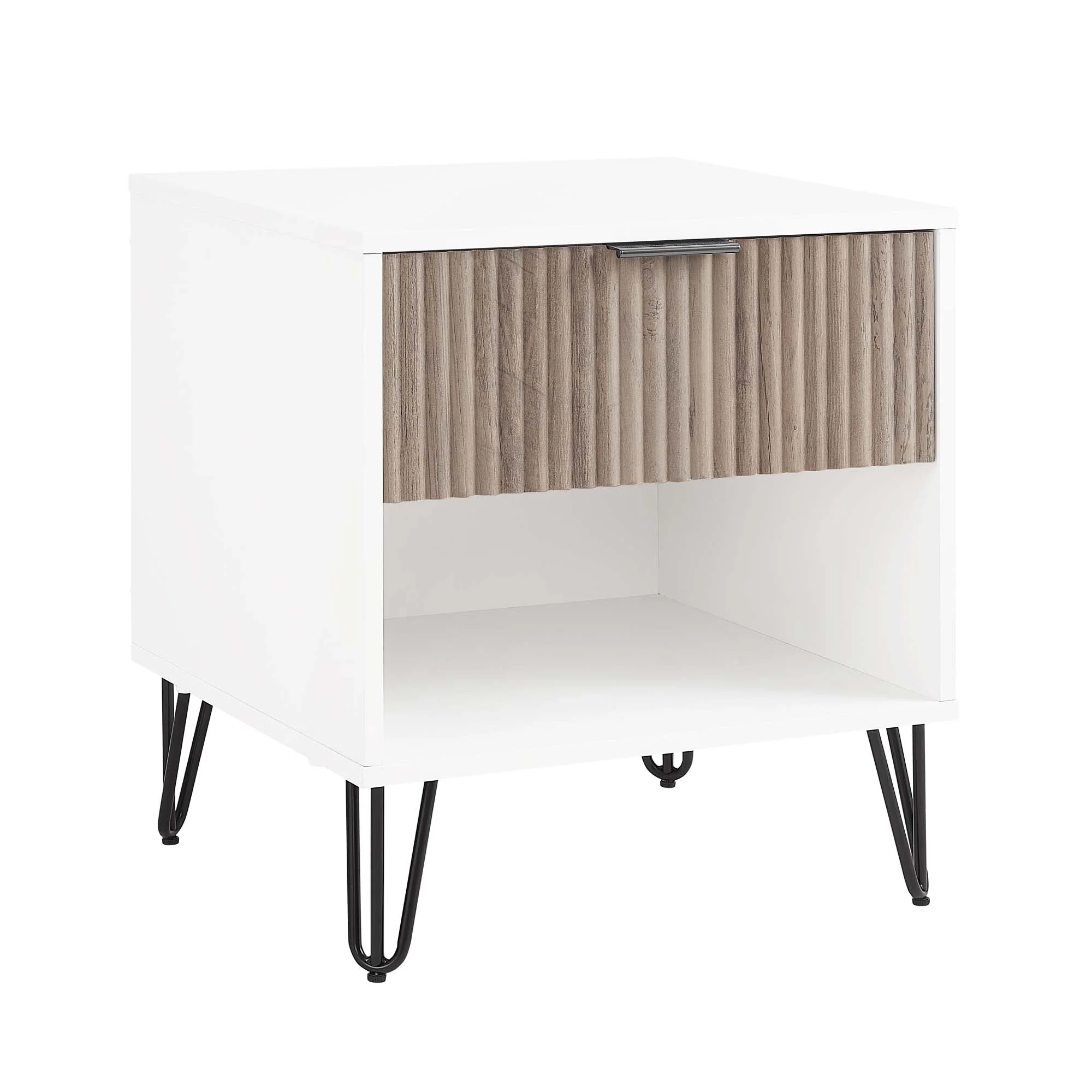 DUMBO 1.0 Nightstand in White and Rustic Grey - Image 9