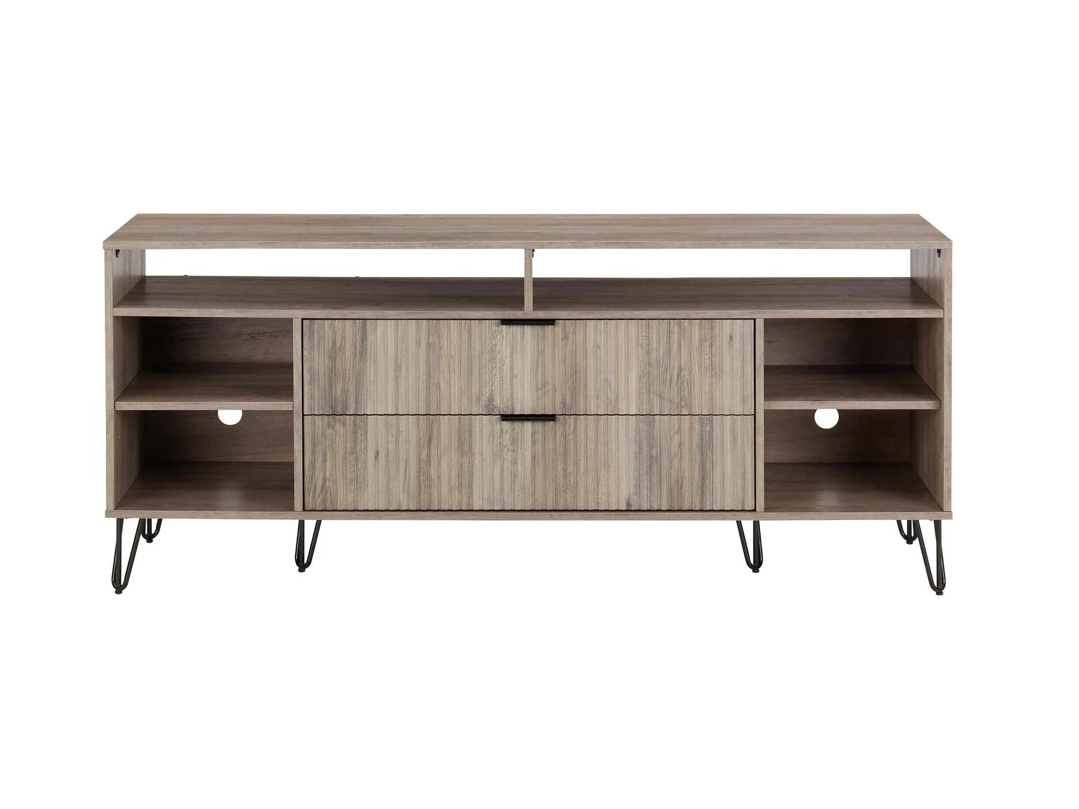 DUMBO 63" TV Stand in Rustic Grey