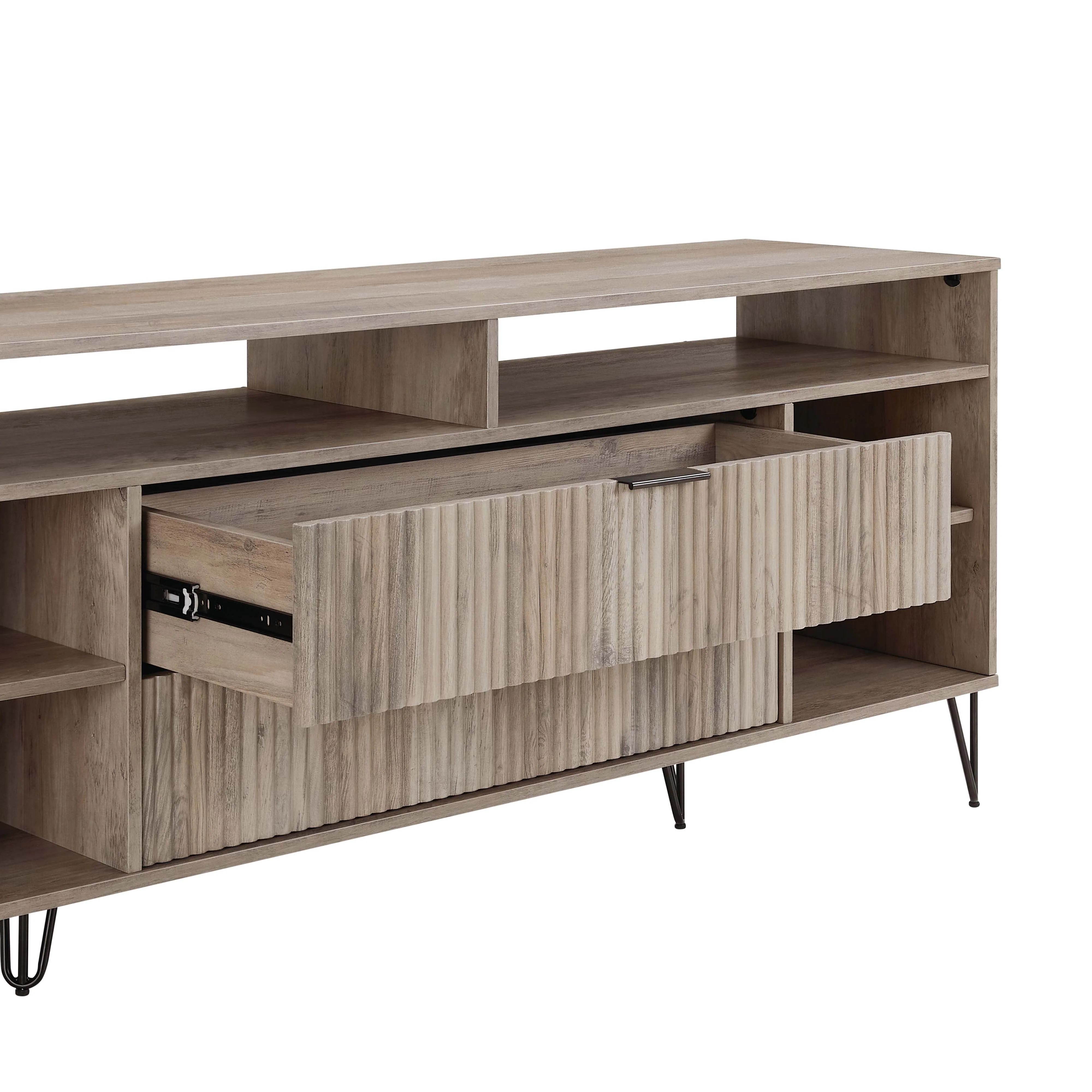 DUMBO 63" TV Stand in Rustic Grey - Image 6