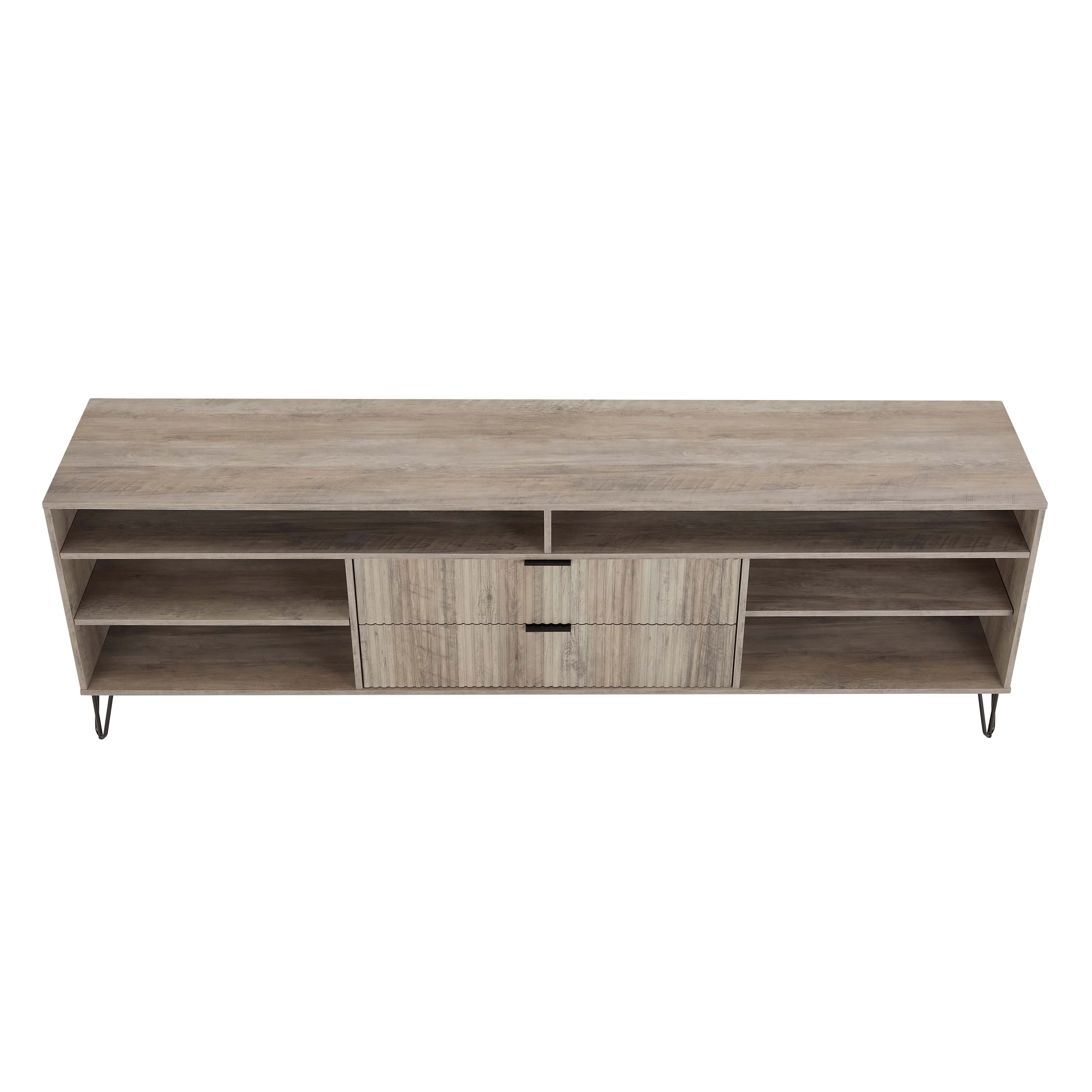 DUMBO 85" TV Stand in Golden Brown - Image 11
