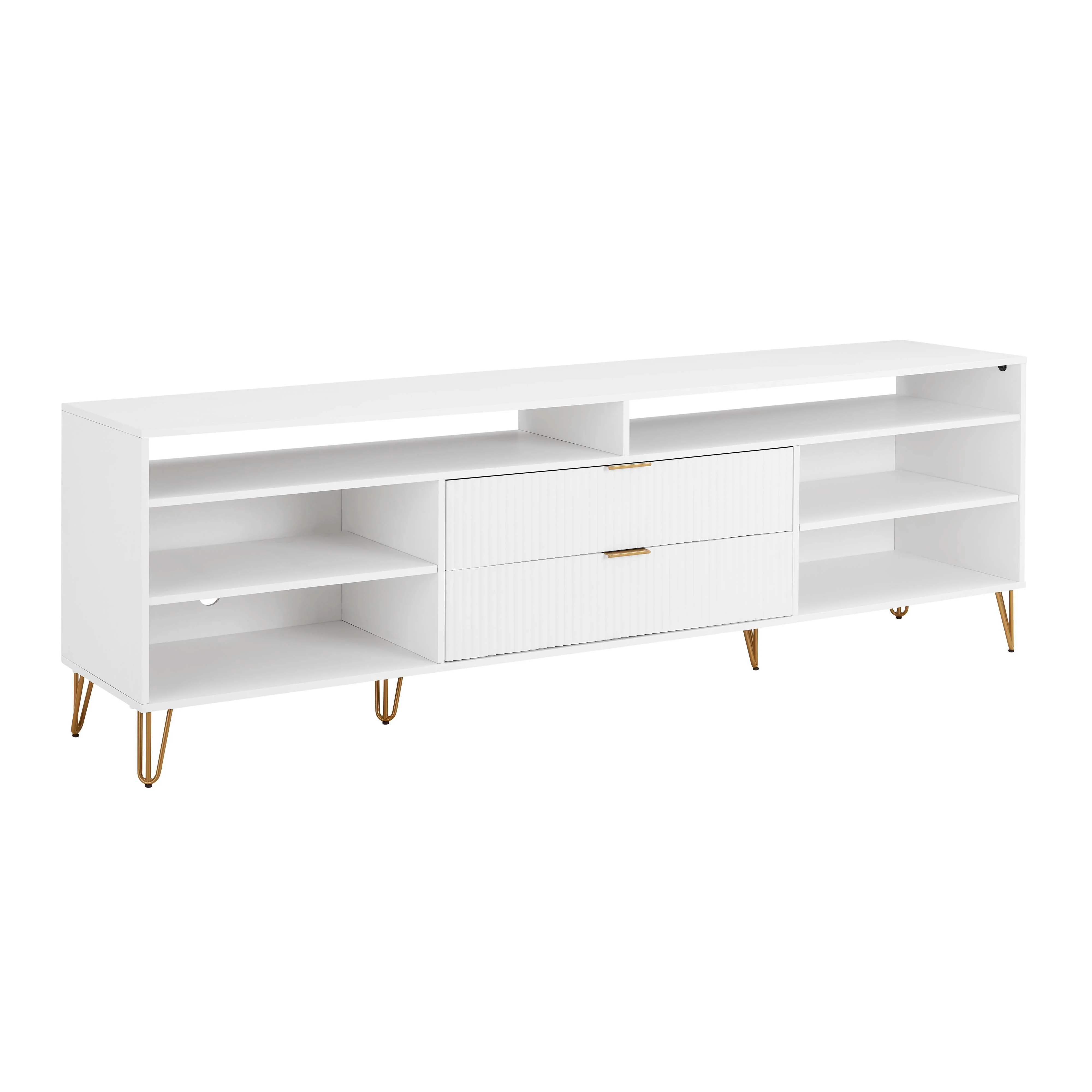 DUMBO 85" TV Stand in White - Image 8
