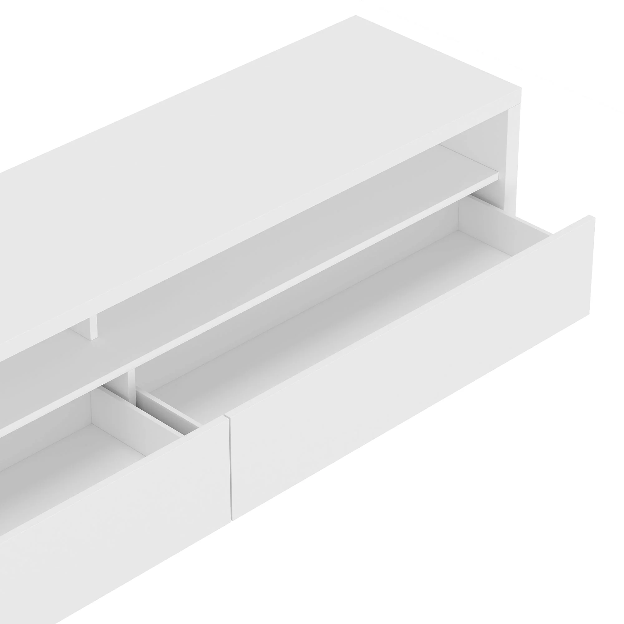 Duncan 70" TV Stand in White - Image 6