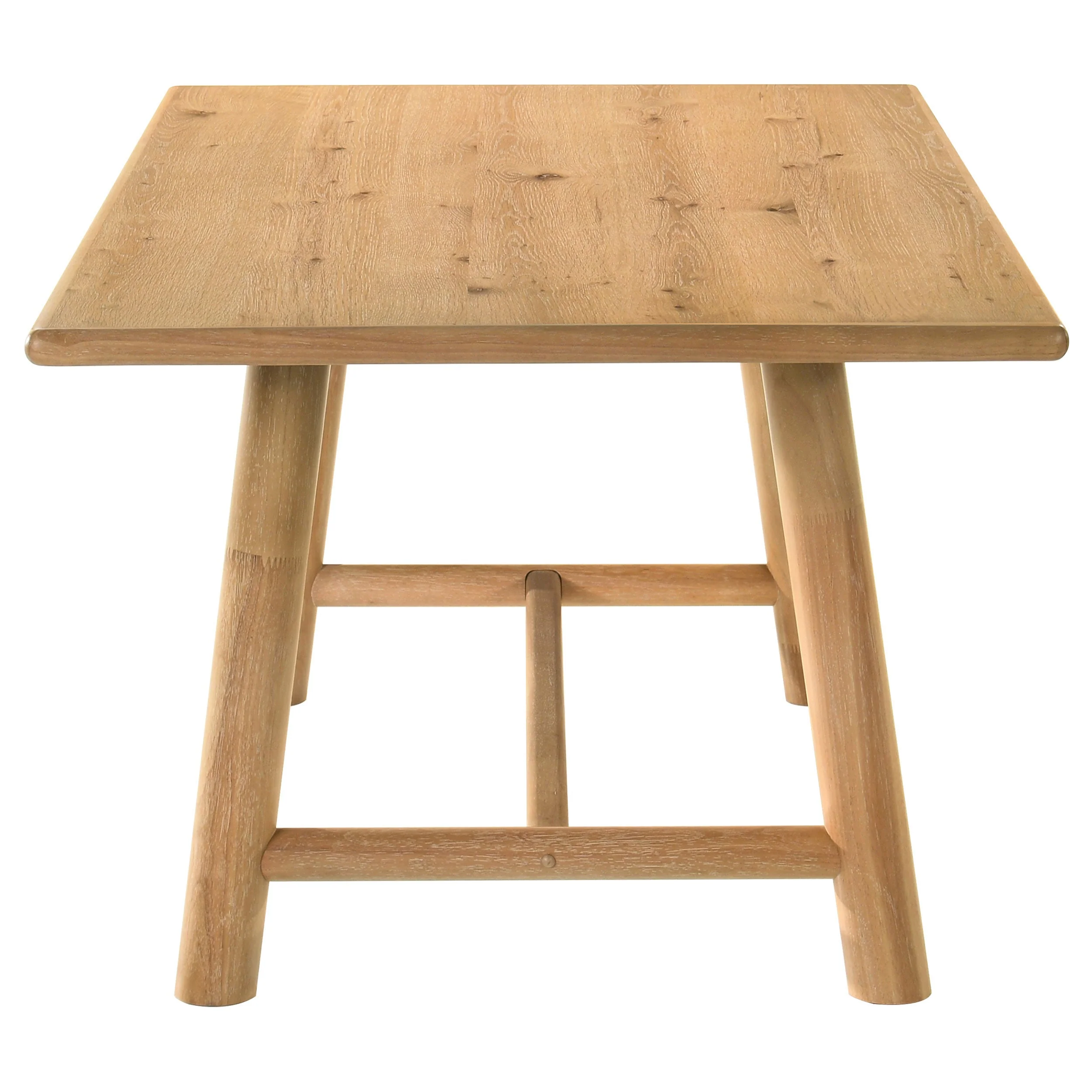 Duncan Washed Oak 7-piece Rectangular Wood Dining Table Set - Image 5