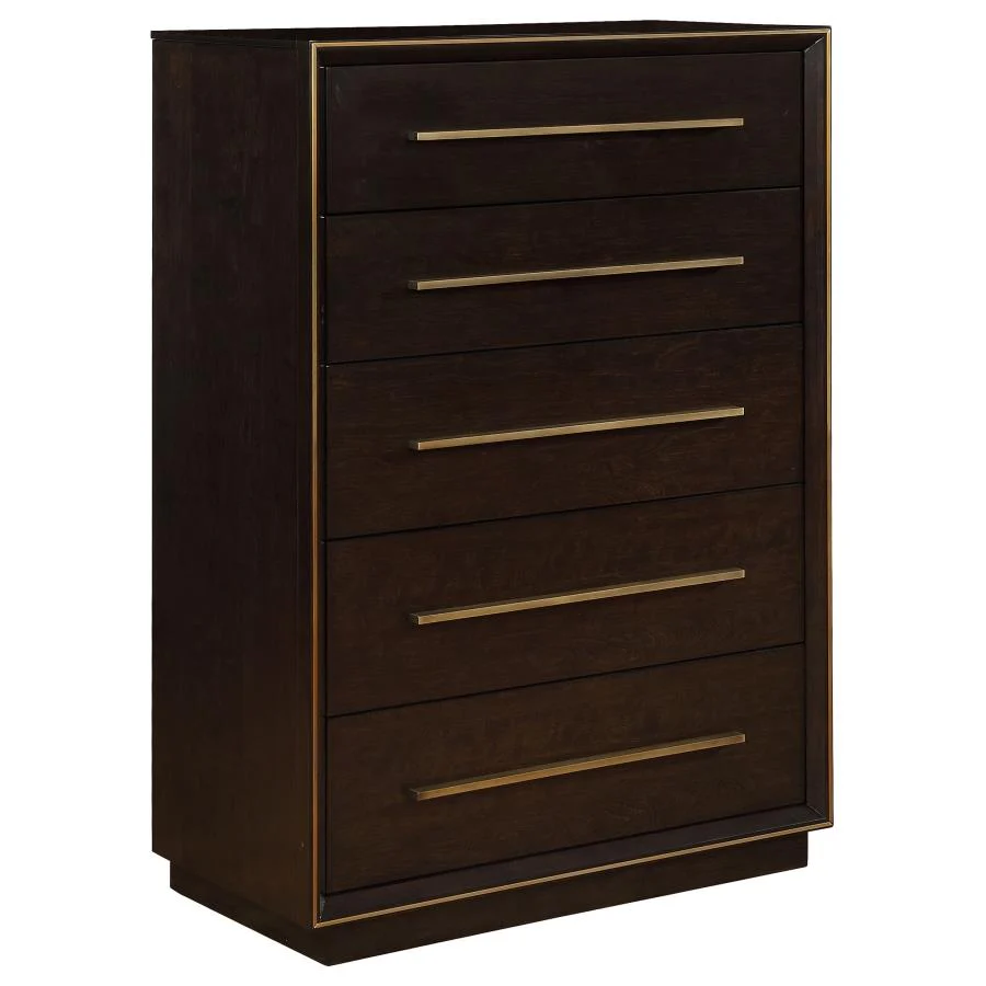 Durango Gray/Smoked Peppercorn 5-Piece Eastern King Bedroom Set - Image 11