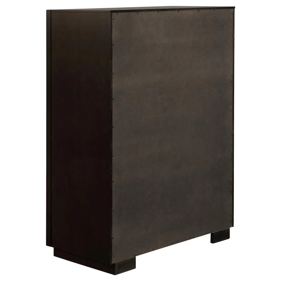 Durango Gray/Smoked Peppercorn 5-Piece Queen Panel Bedroom Set - Image 12
