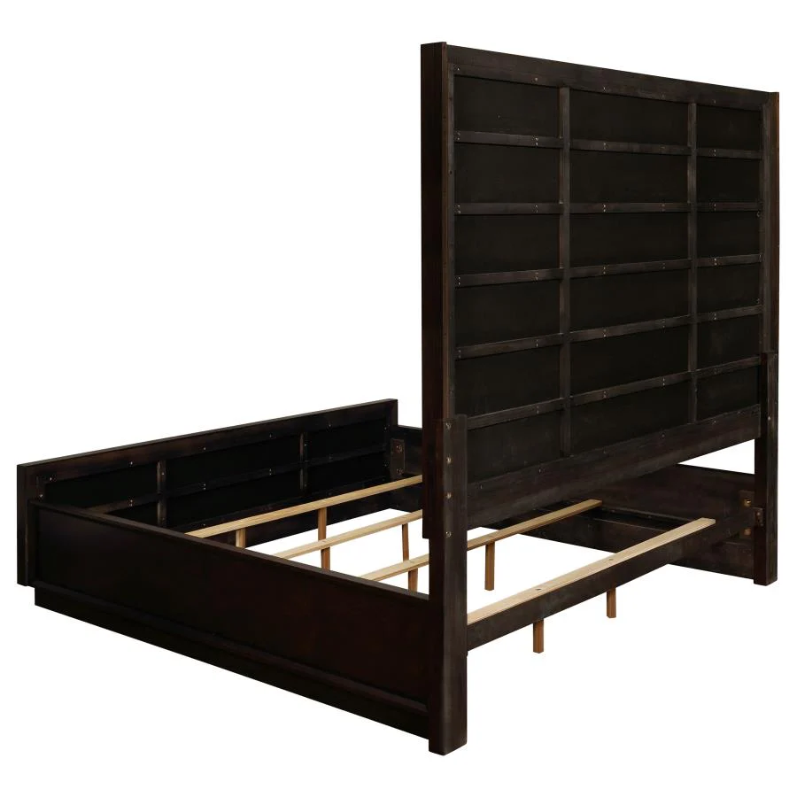 Durango Gray/Smoked Peppercorn 5-Piece Queen Panel Bedroom Set - Image 4