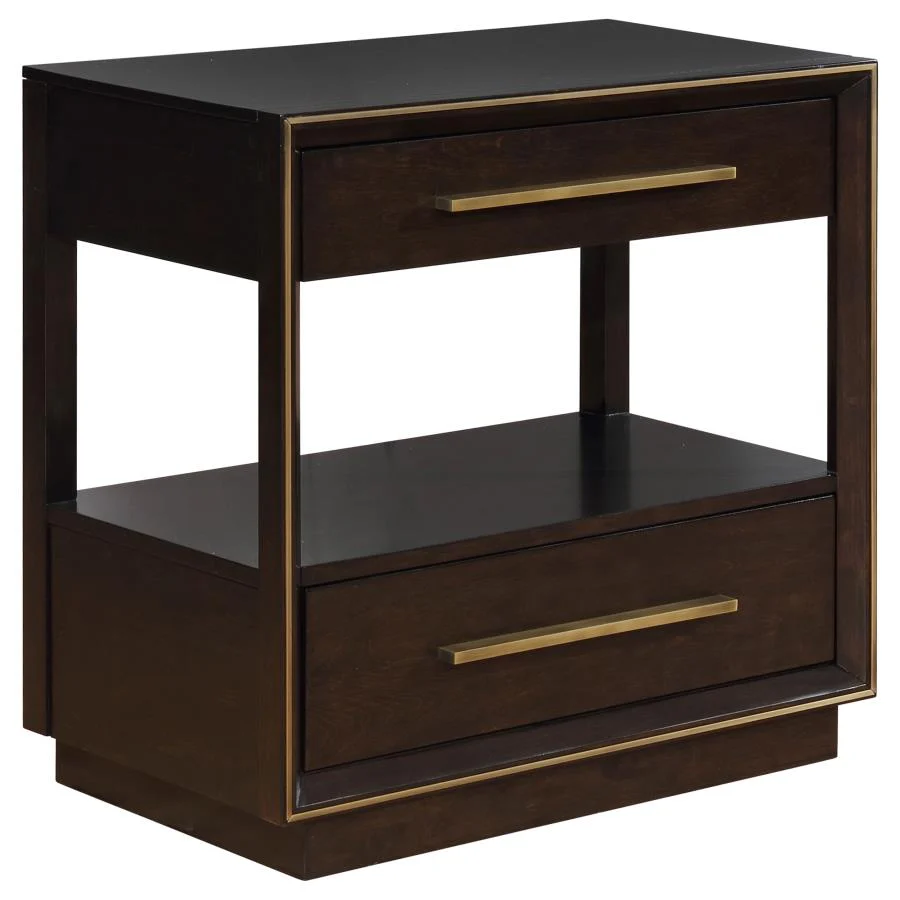 Durango Gray/Smoked Peppercorn 5-Piece Queen Panel Bedroom Set - Image 5