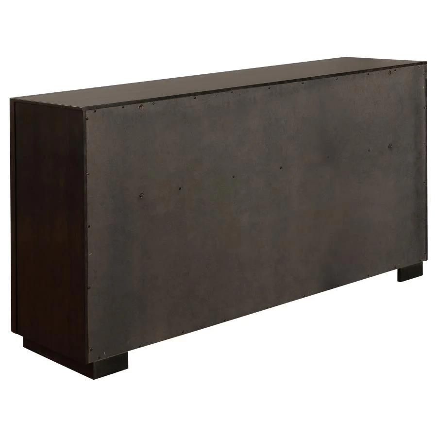 Durango Gray/Smoked Peppercorn 5-Piece Queen Panel Bedroom Set - Image 8