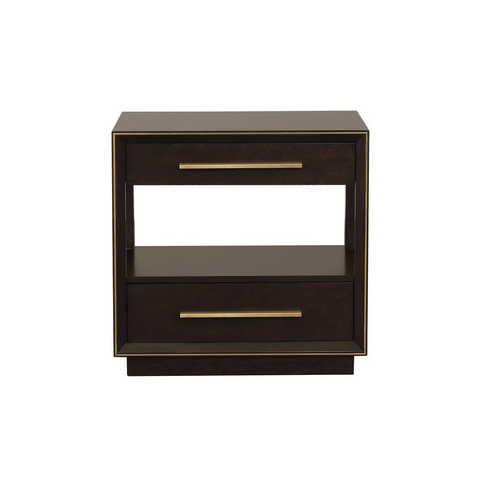 Durango Smoked Peppercorn 2-Drawer Nightstand - Image 2
