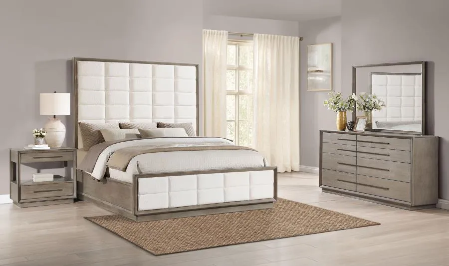 Durango Washed Oak 4-Piece Queen Bedroom Set