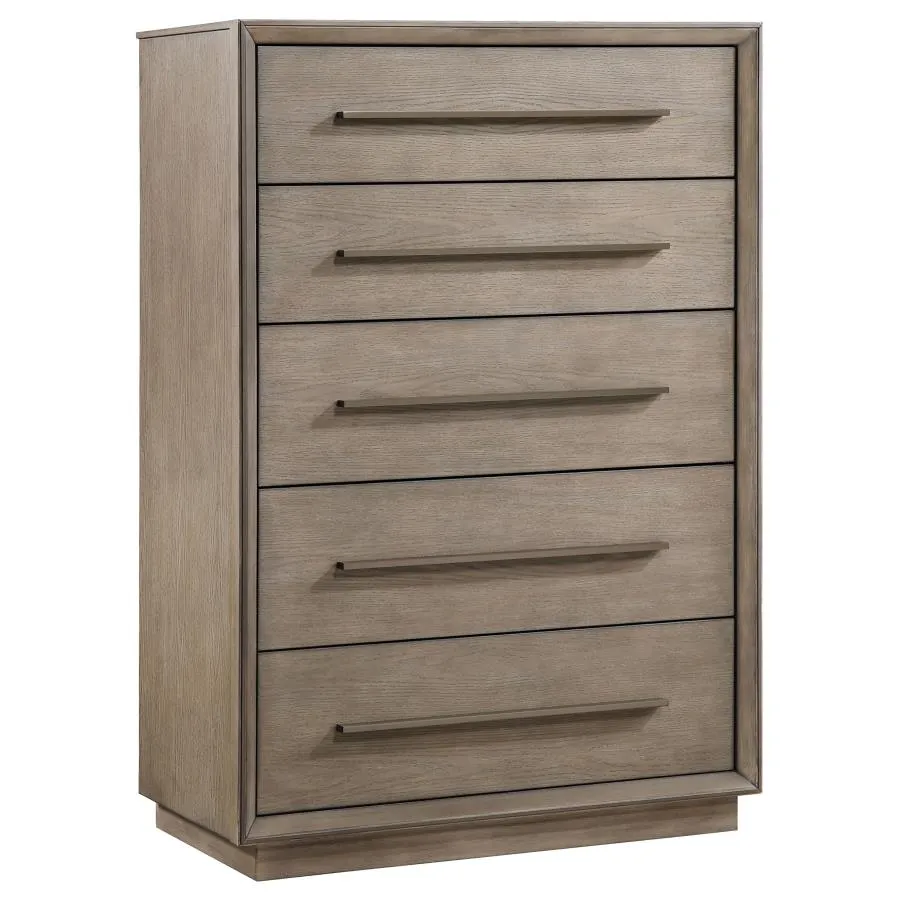 Durango Washed Oak 5-Piece Queen Bedroom Set - Image 11
