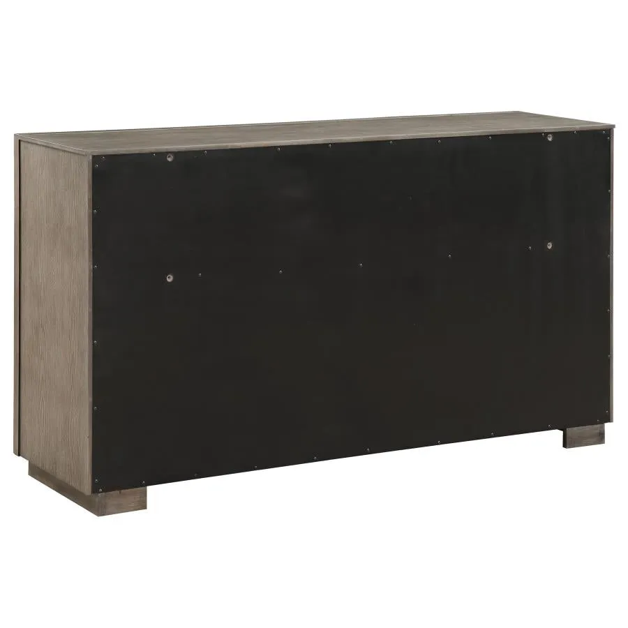 Durango Washed Oak 5-Piece Queen Bedroom Set - Image 8