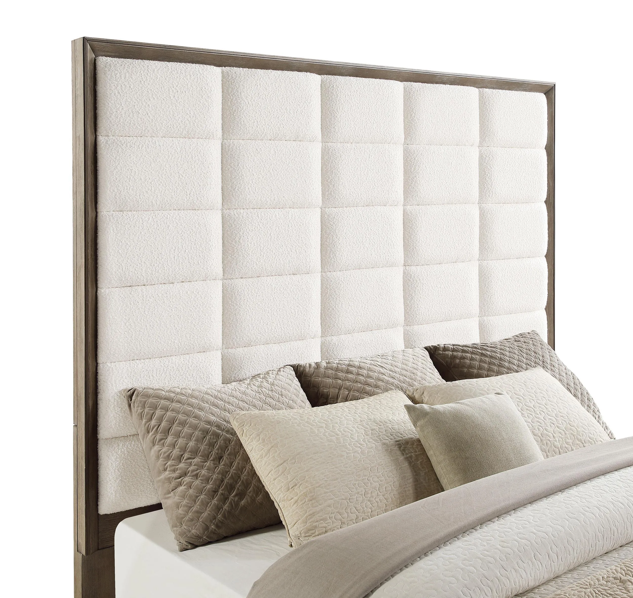 Durango Washed Oak 77-inch Eastern King Panel Bed - Image 3