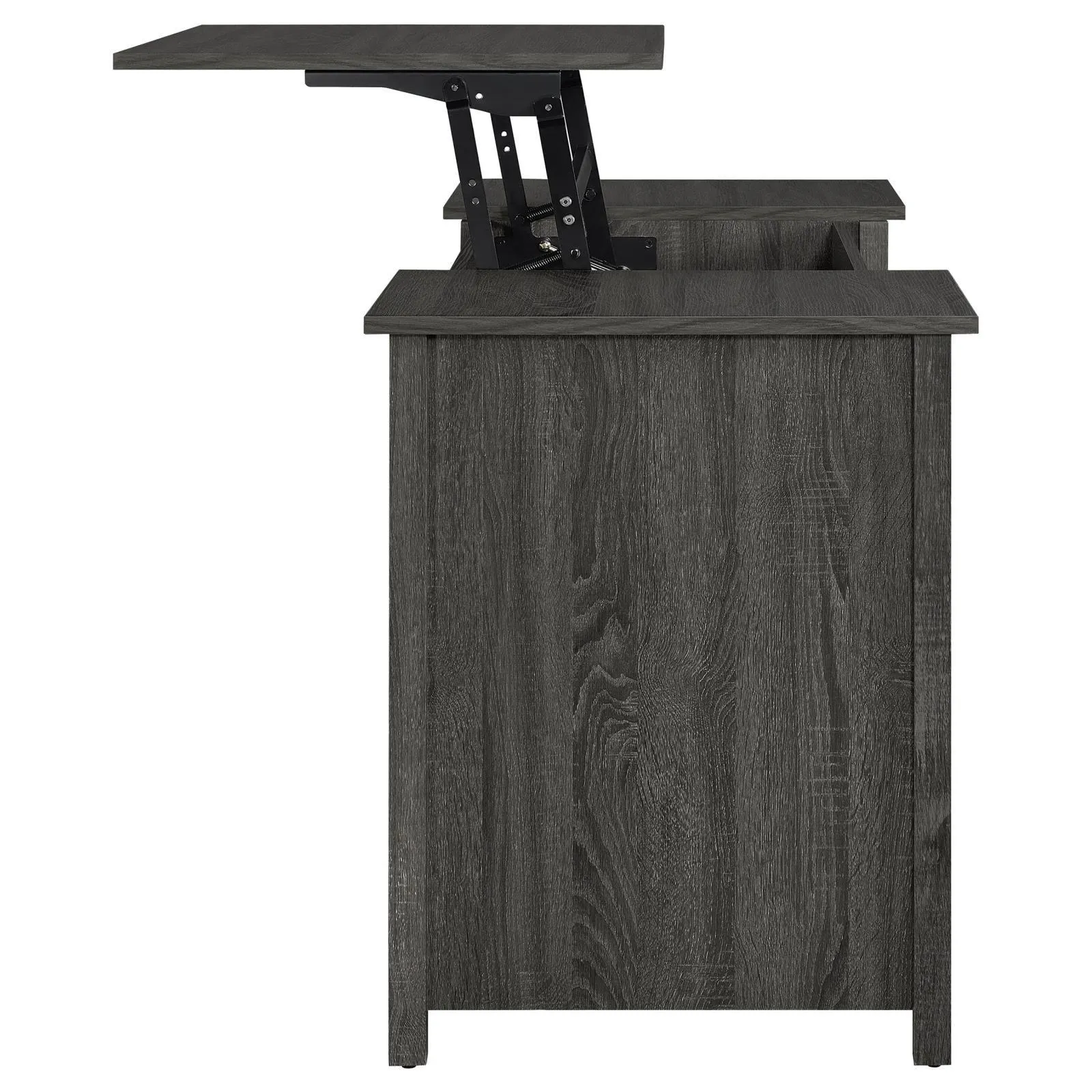 Dylan 4-Drawer Lift Top Office Desk - Image 7