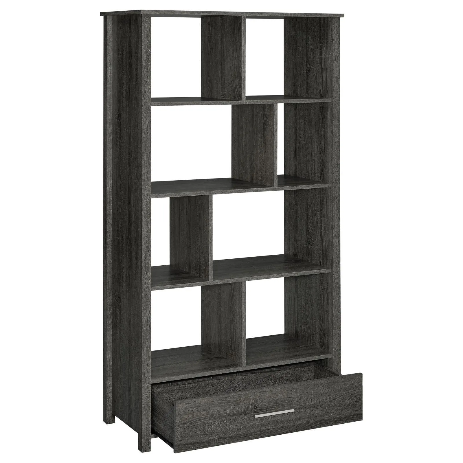 Dylan Rectangular 8-Shelf Bookcase - Image 3