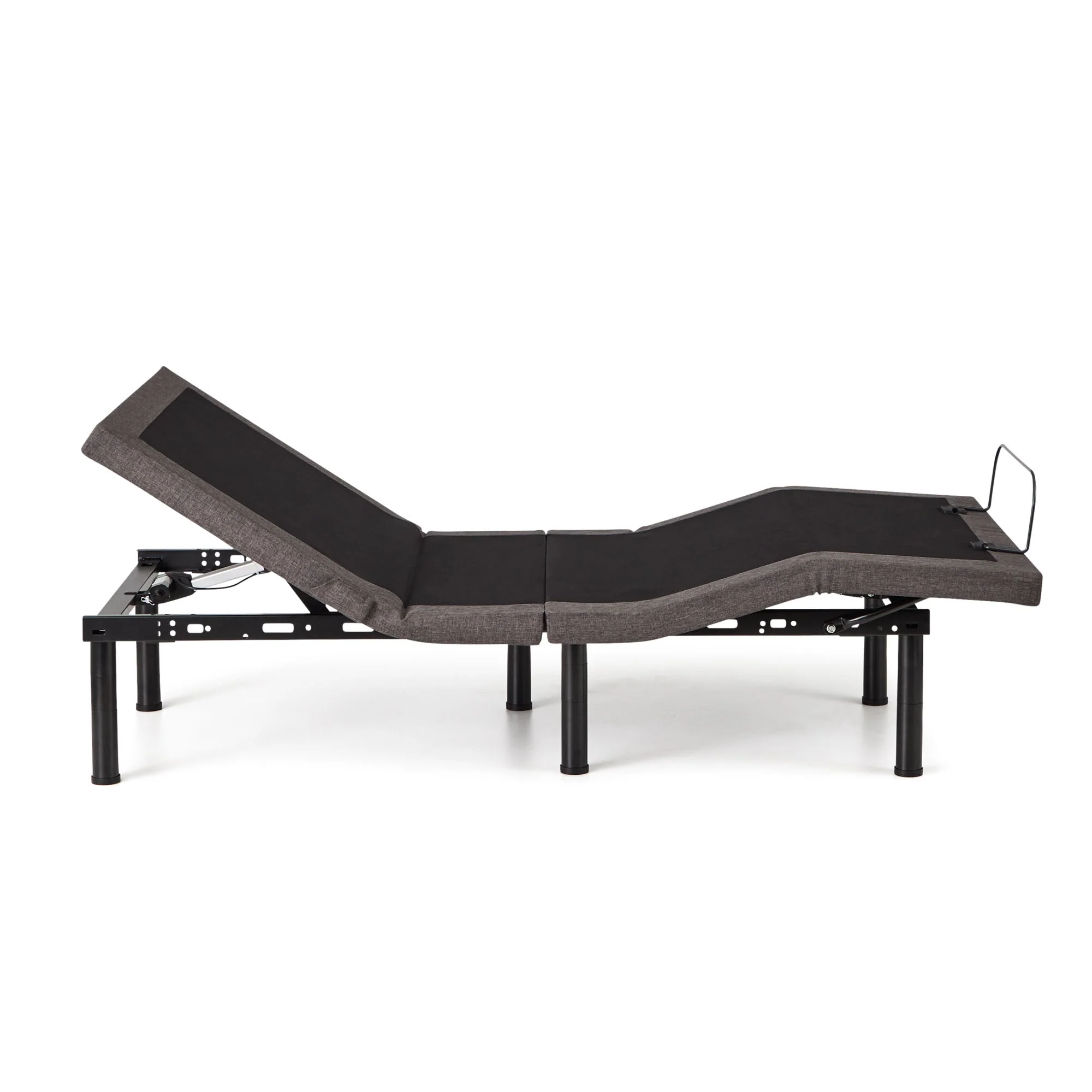 E455 Charcoal Twin Adjustable Bed Base - Image 3